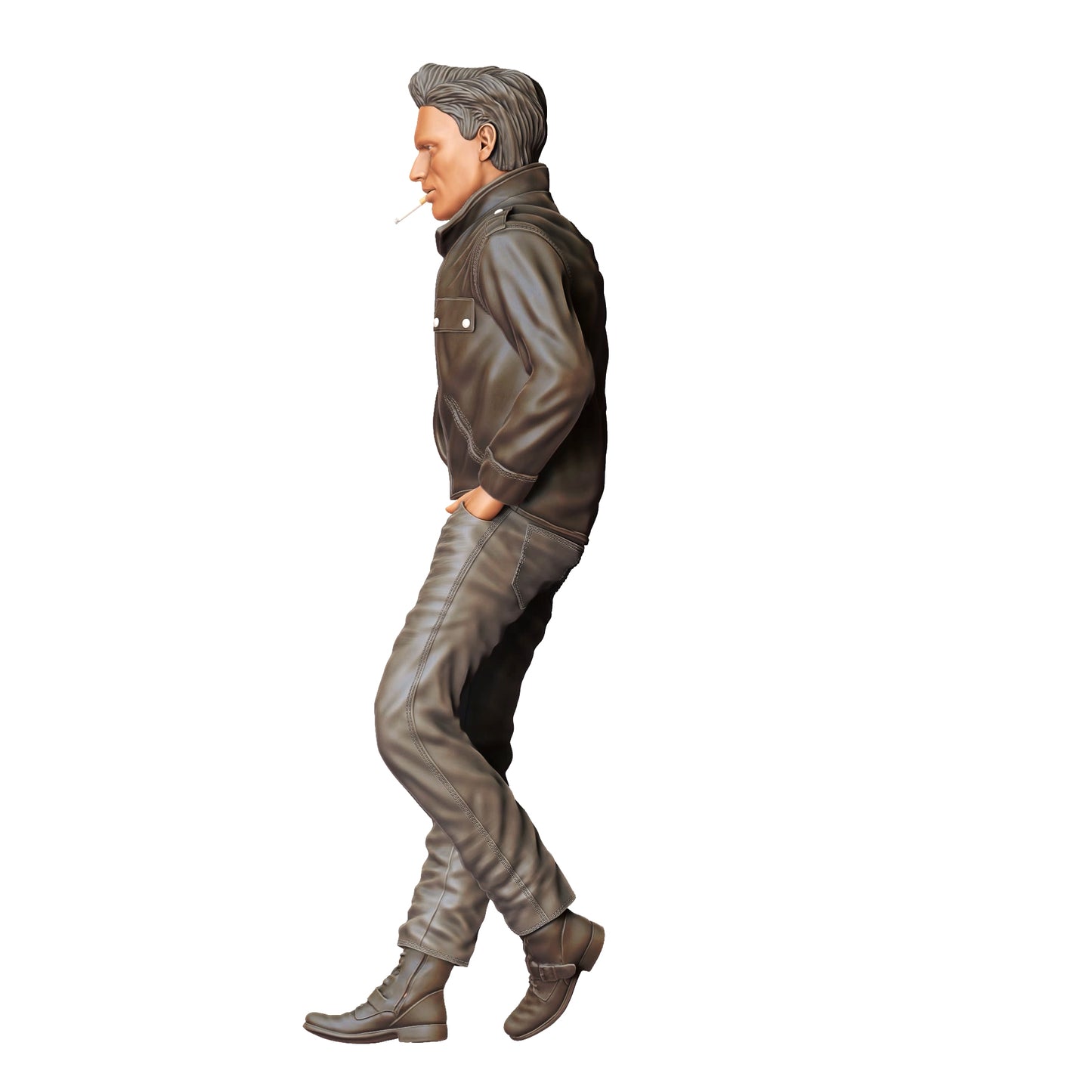 Produktfoto 0: Mann in Lederjacke 2 - Rockabilly Style Rock n Roll