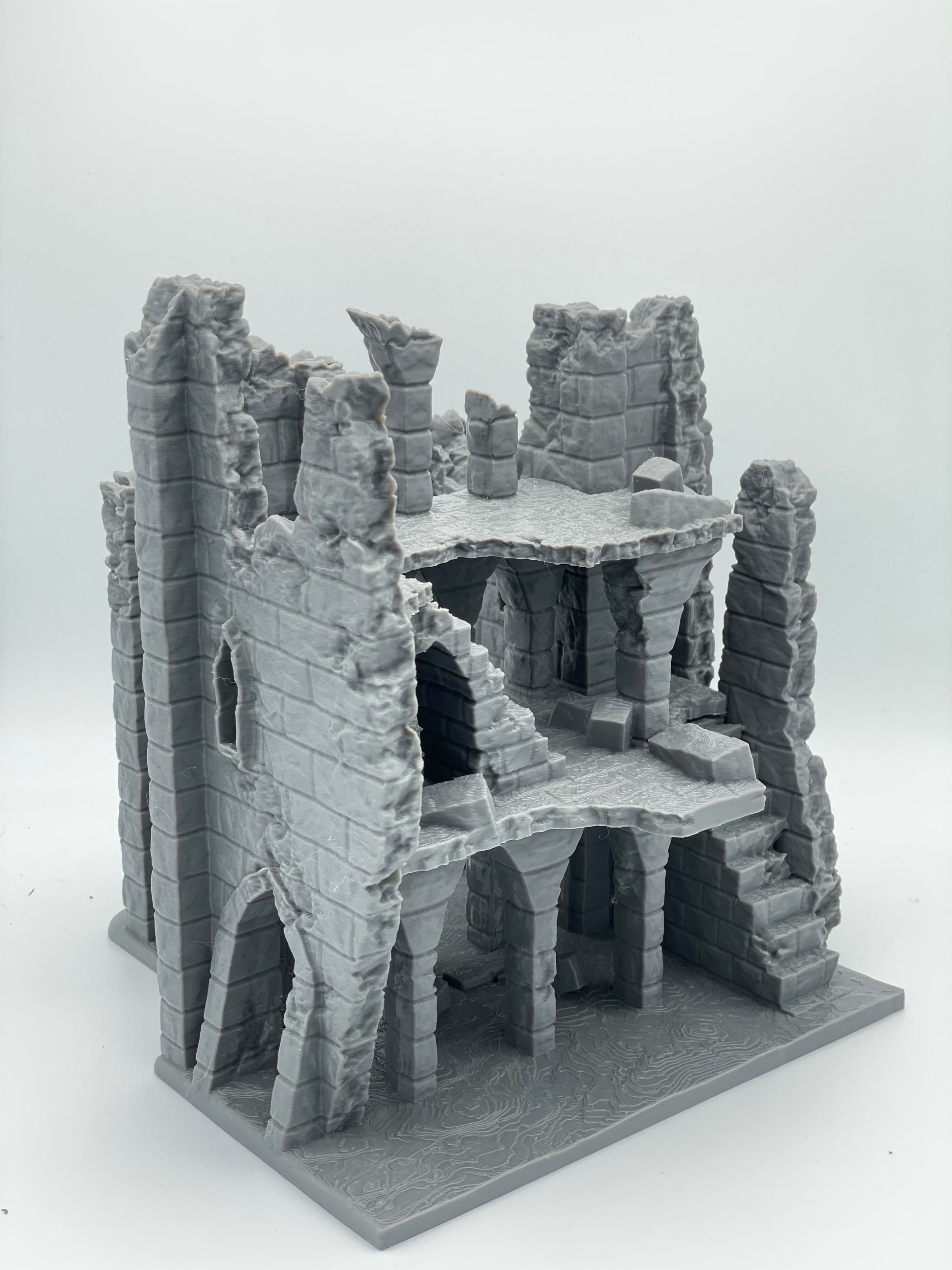 Productfoto Tabletop 28mm The Printing Goes Ever On (TPGEO) 0: Ruïne E - Puin van een middeleeuwse stad - Vernield huis