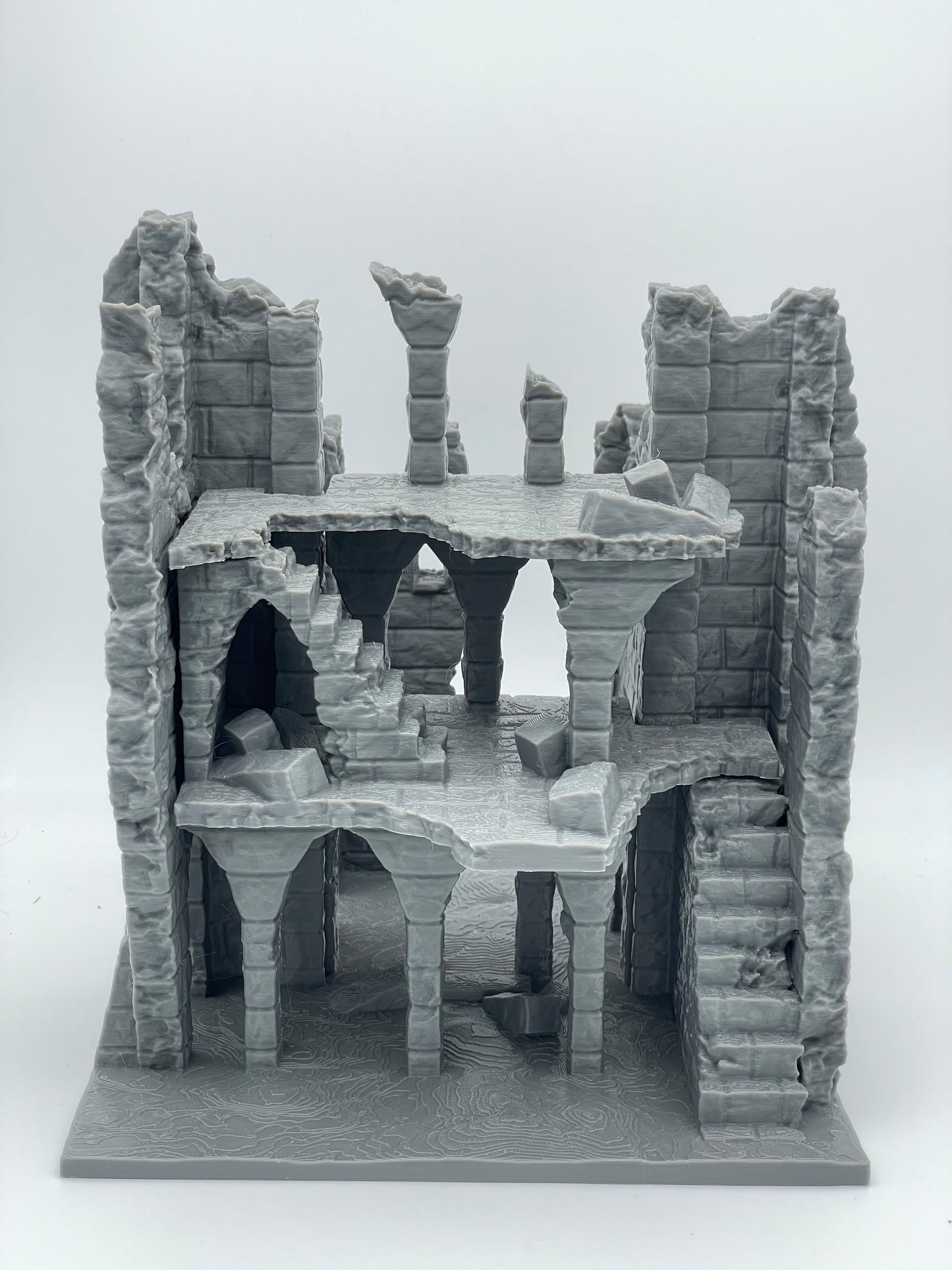 Productfoto Tabletop 28mm The Printing Goes Ever On (TPGEO) 0: Ruïne E - Puin van een middeleeuwse stad - Vernield huis