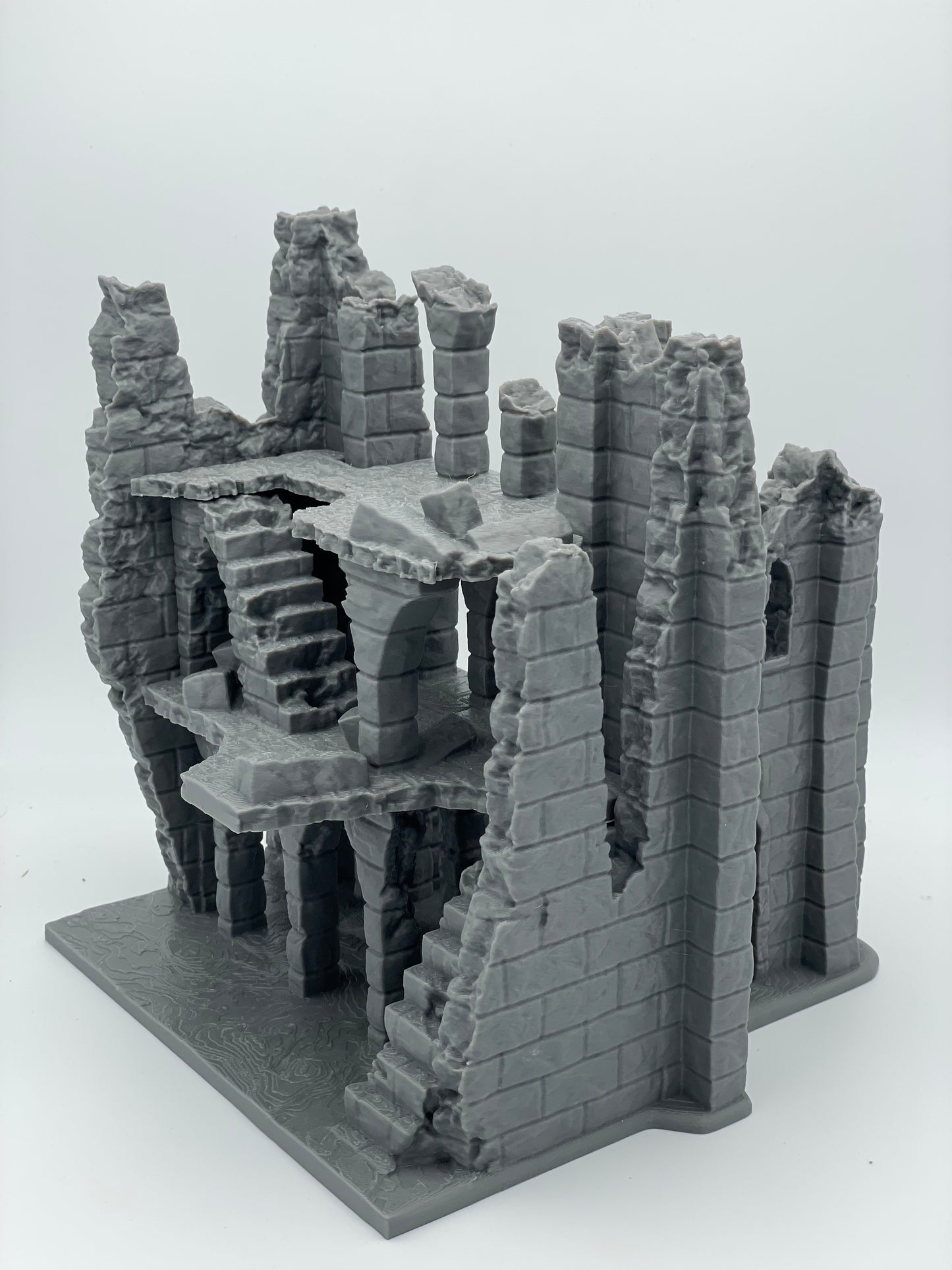 Productfoto Tabletop 28mm The Printing Goes Ever On (TPGEO) 0: Ruïne E - Puin van een middeleeuwse stad - Vernield huis