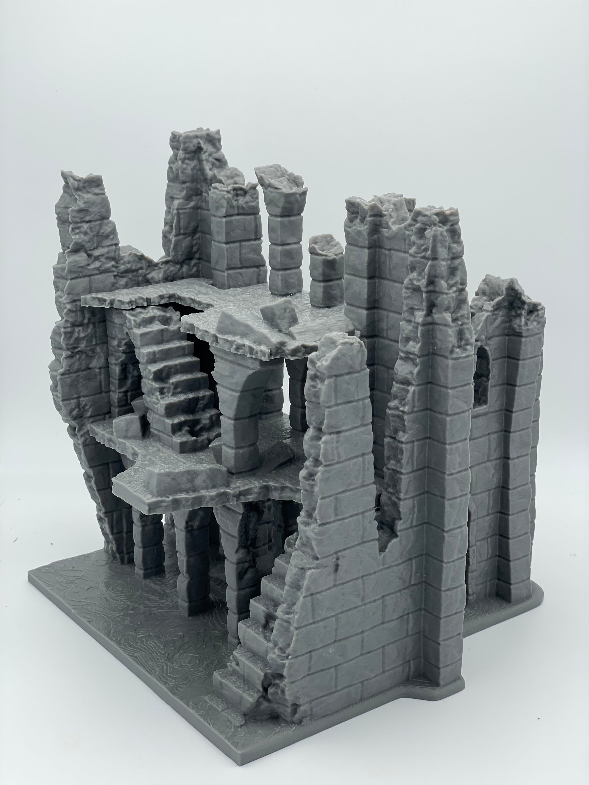 Productfoto Tabletop 28mm The Printing Goes Ever On (TPGEO) 0: Ruïne E - Puin van een middeleeuwse stad - Vernield huis