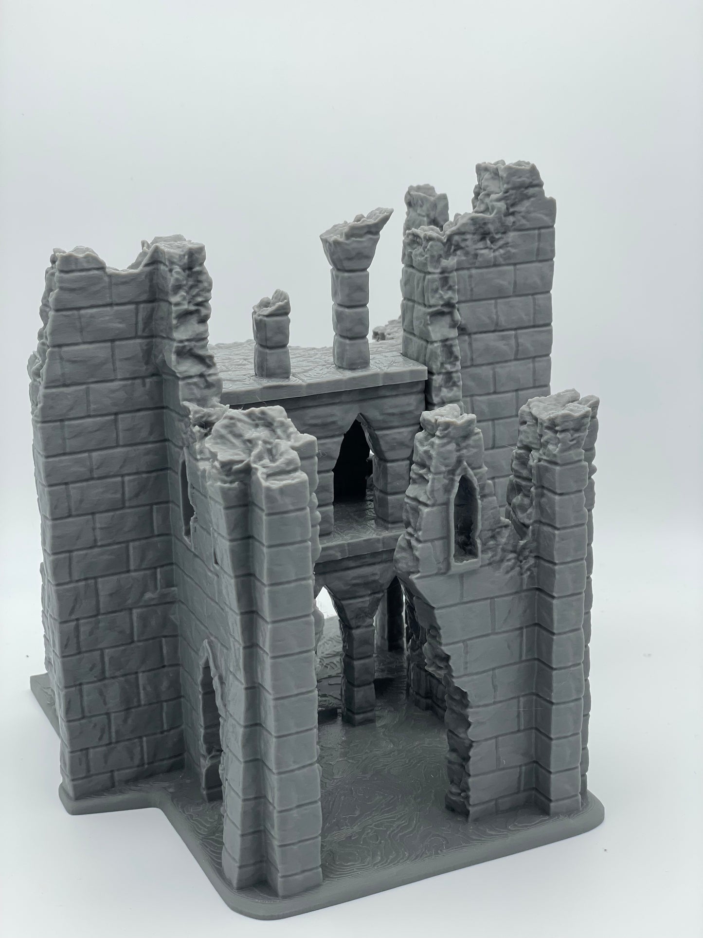 Productfoto Tabletop 28mm The Printing Goes Ever On (TPGEO) 0: Ruïne E - Puin van een middeleeuwse stad - Vernield huis