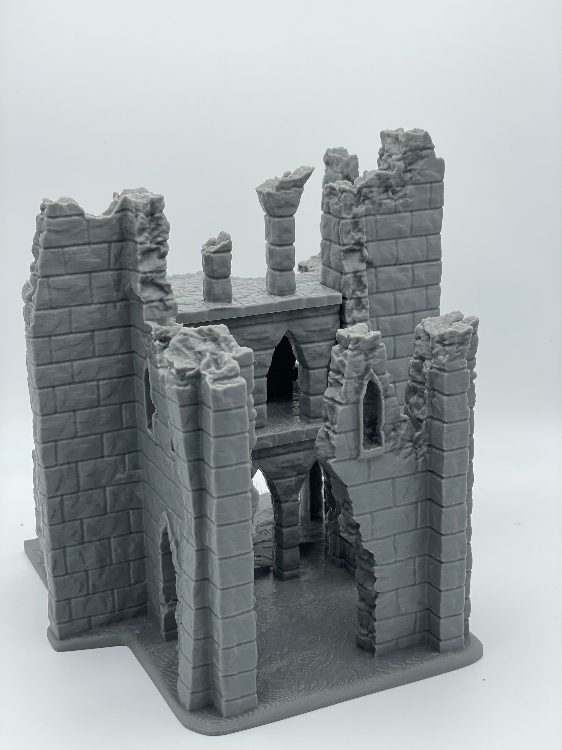 Productfoto Tabletop 28mm The Printing Goes Ever On (TPGEO) 0: Ruïne E - Puin van een middeleeuwse stad - Vernield huis