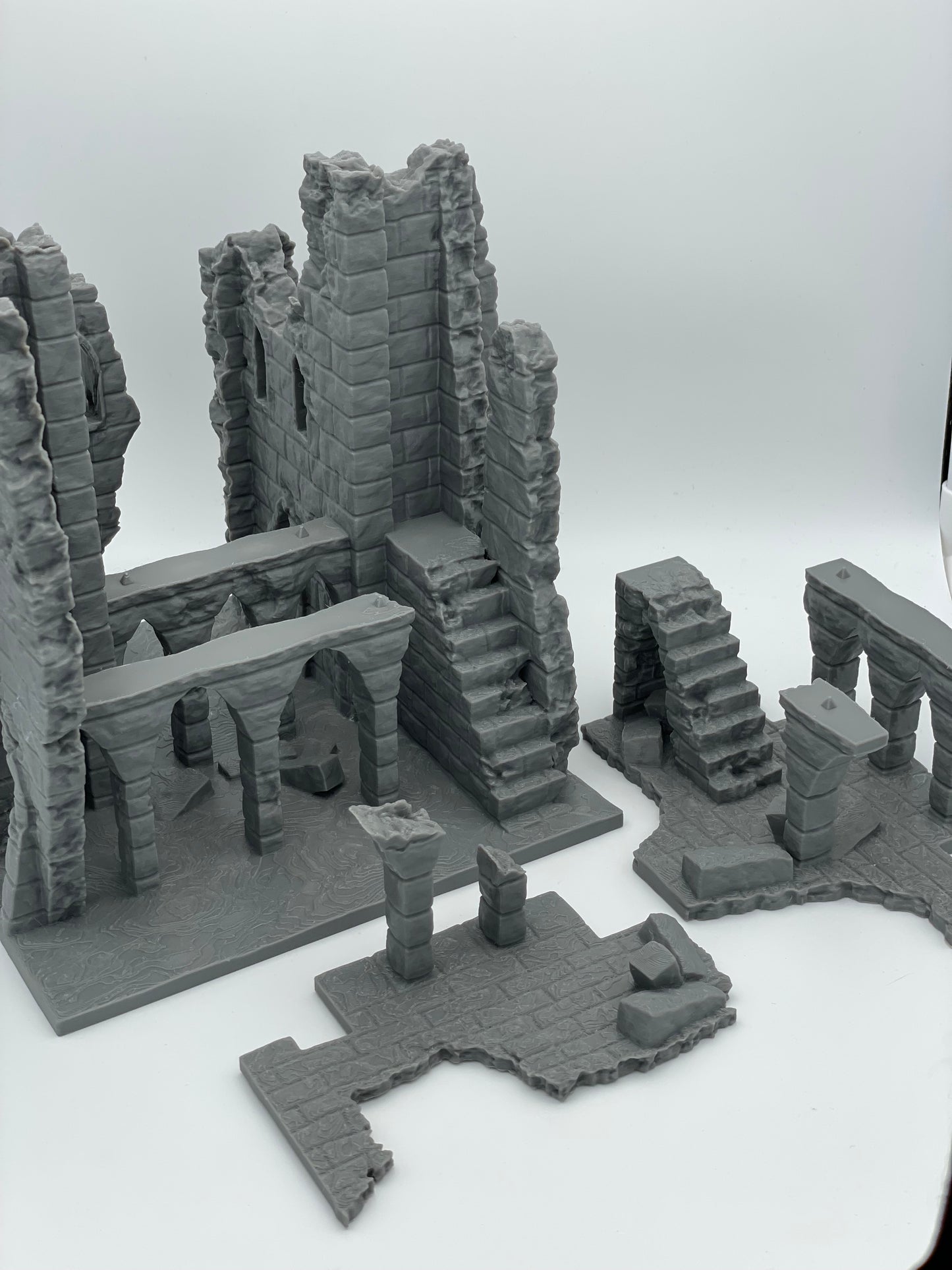 Productfoto Tabletop 28mm The Printing Goes Ever On (TPGEO) 0: Ruïne E - Puin van een middeleeuwse stad - Vernield huis