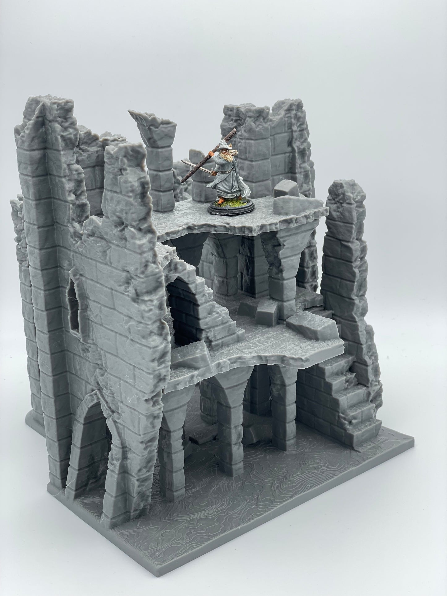 Productfoto Tabletop 28mm The Printing Goes Ever On (TPGEO) 0: Ruïne E - Puin van een middeleeuwse stad - Vernield huis