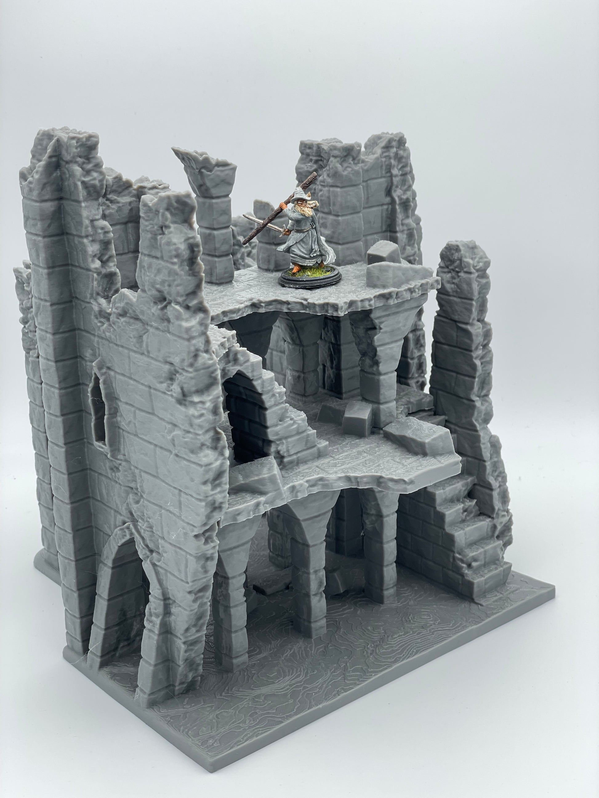 Productfoto Tabletop 28mm The Printing Goes Ever On (TPGEO) 0: Ruïne E - Puin van een middeleeuwse stad - Vernield huis
