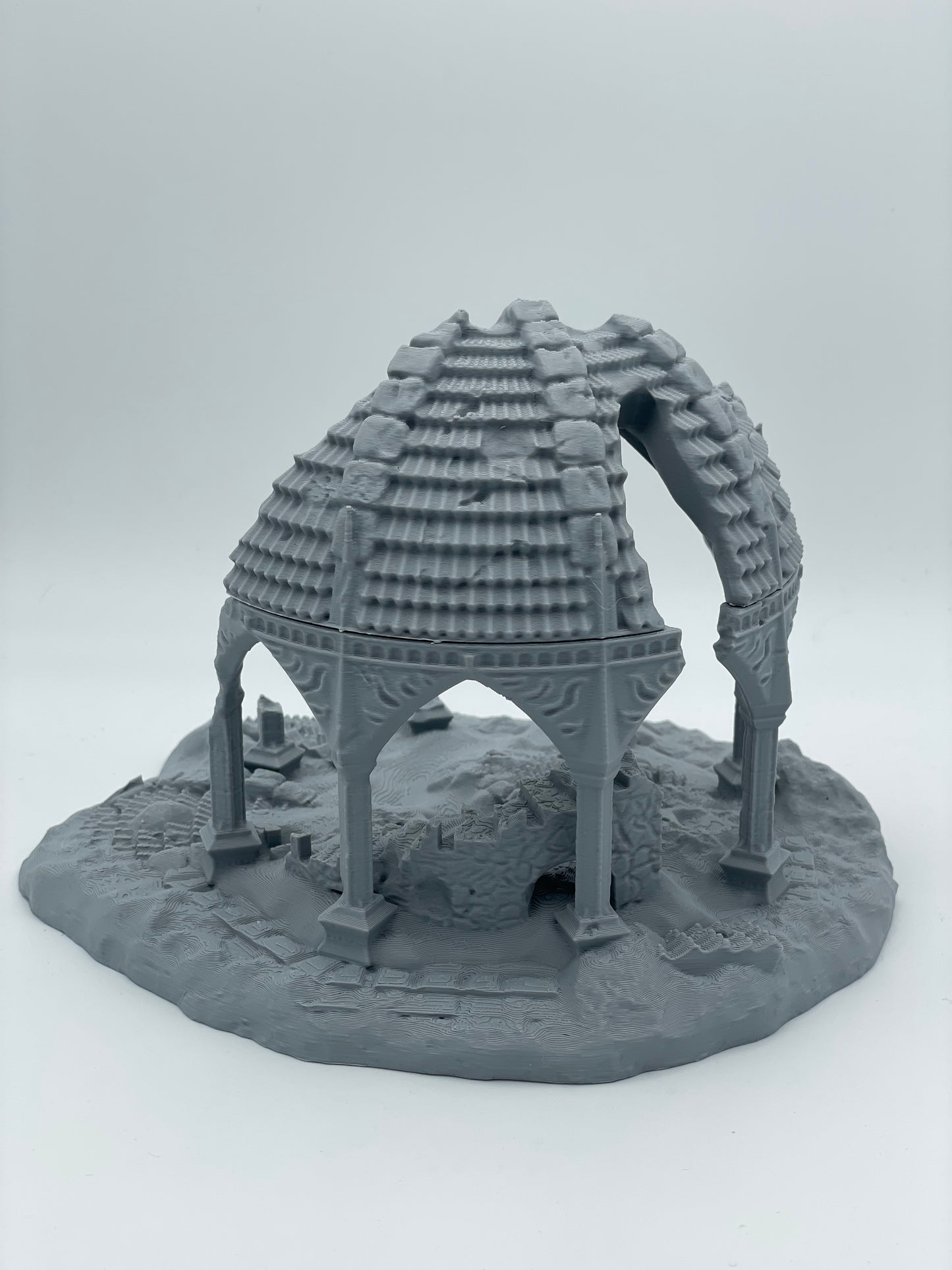 Productfoto Tabletop 28mm The Printing Goes Ever On (TPGEO) 0: Fehntop Ruïne - Verloederde Buitenpost van de Wildernis