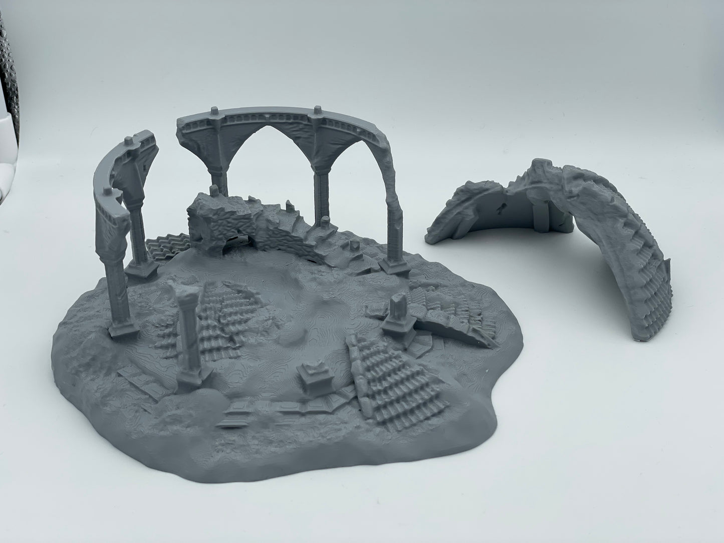 Productfoto Tabletop 28mm The Printing Goes Ever On (TPGEO) 0: Fehntop Ruïne - Verloederde Buitenpost van de Wildernis