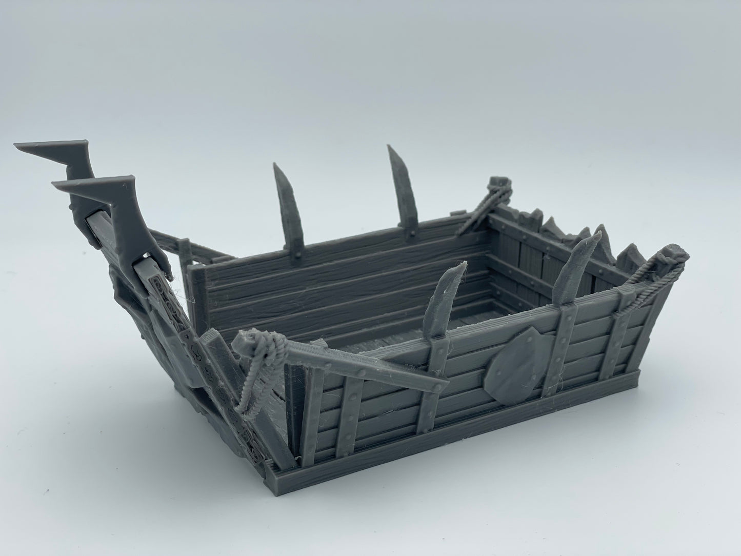 Productfoto Tabletop 28mm The Printing Goes Ever On (TPGEO) 0: Kleine landingsboot - Transportboot van de Orks - Vlot voor belegering