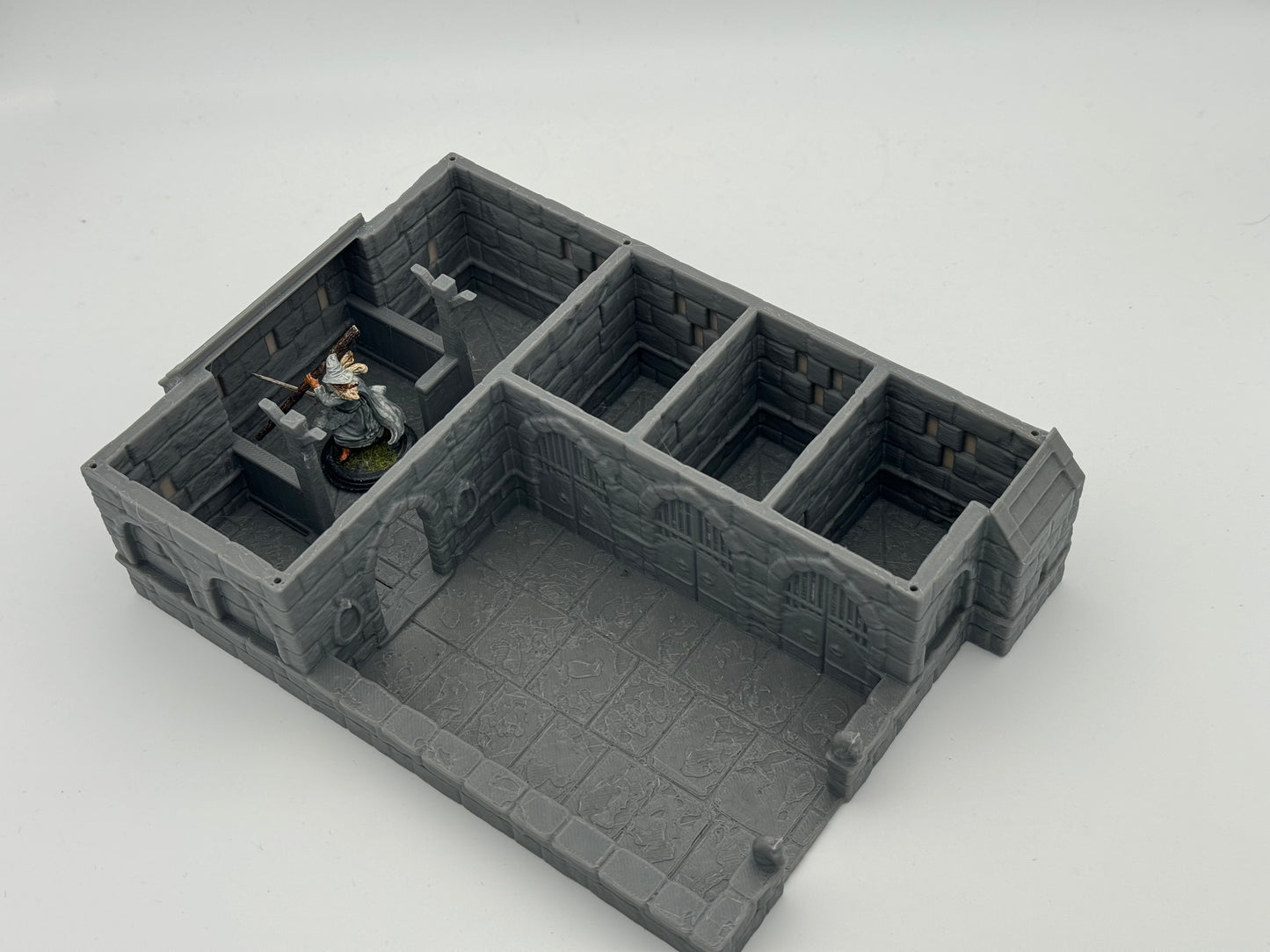 Productfoto Tabletop 28mm The Printing Goes Ever On (TPGEO) 0: Stallingen Ivory City - Gebouw Koninkrijk Gonthan - Stallen Tabletop Terrein