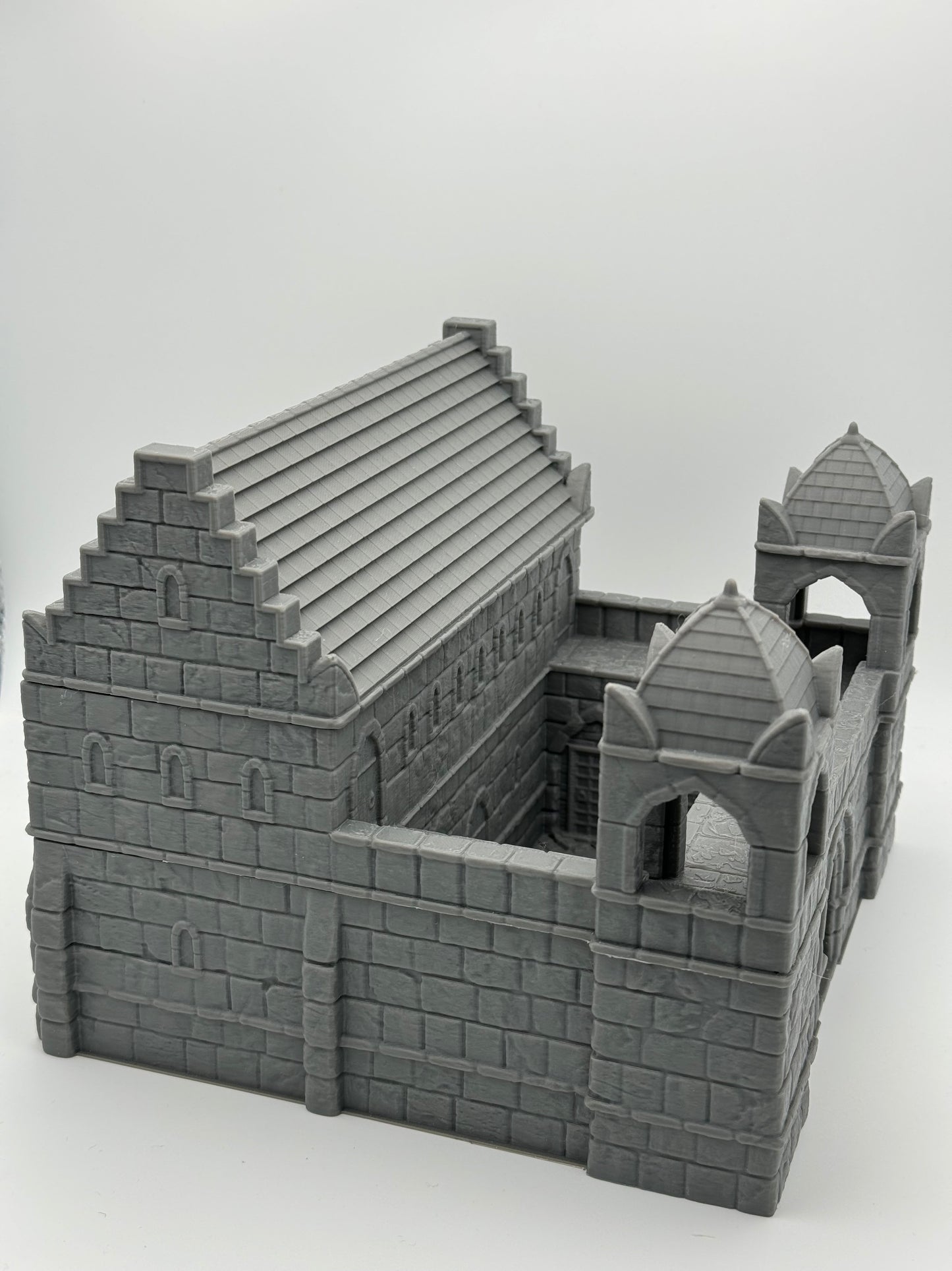 Productfoto Tabletop 28mm The Printing Goes Ever On (TPGEO) 0: Kazerne Ivory City - Gebouw Koninkrijk Gonthan - Kazerne Tabletop Terrein