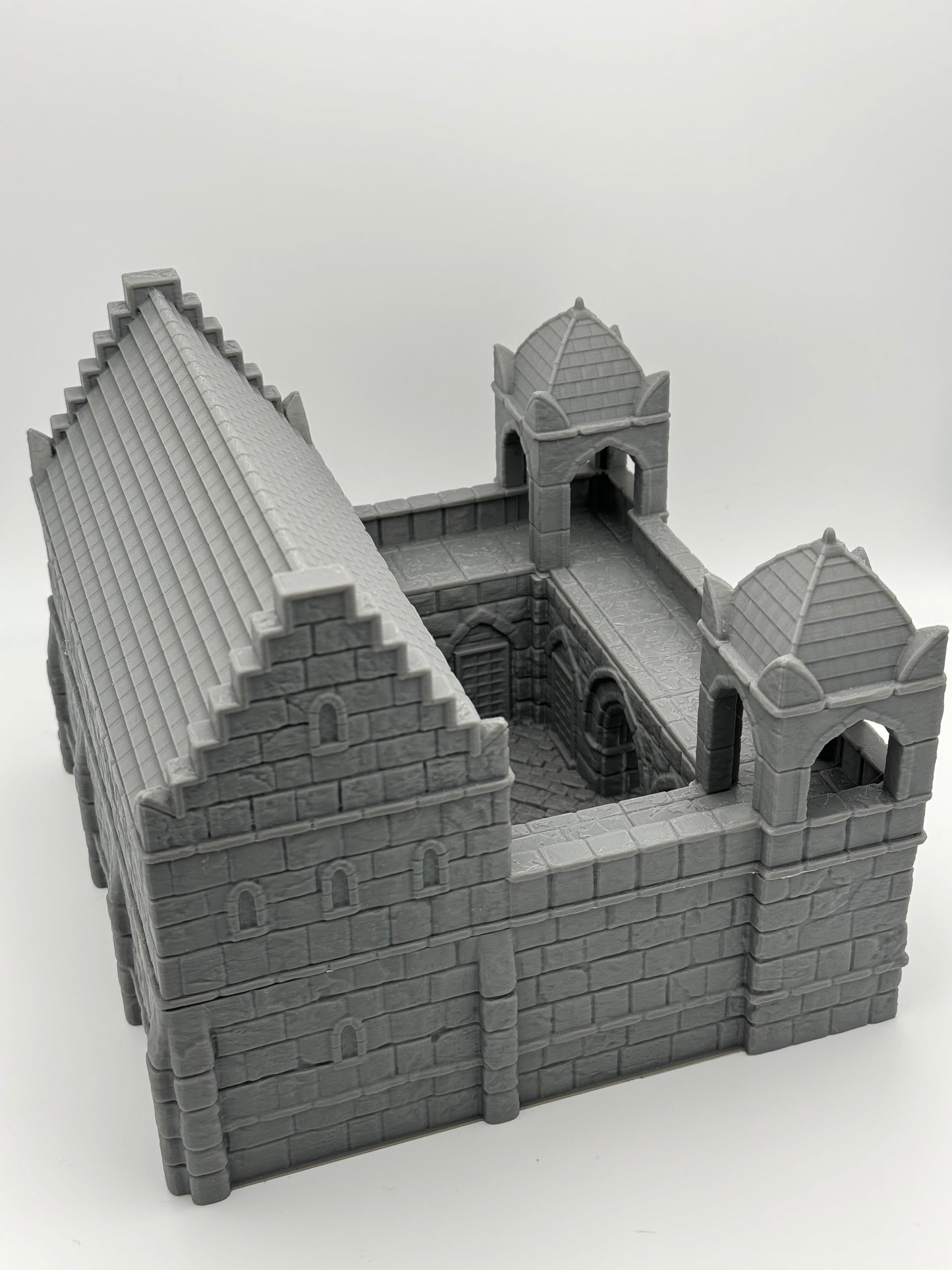 Productfoto Tabletop 28mm The Printing Goes Ever On (TPGEO) 0: Kazerne Ivory City - Gebouw Koninkrijk Gonthan - Kazerne Tabletop Terrein