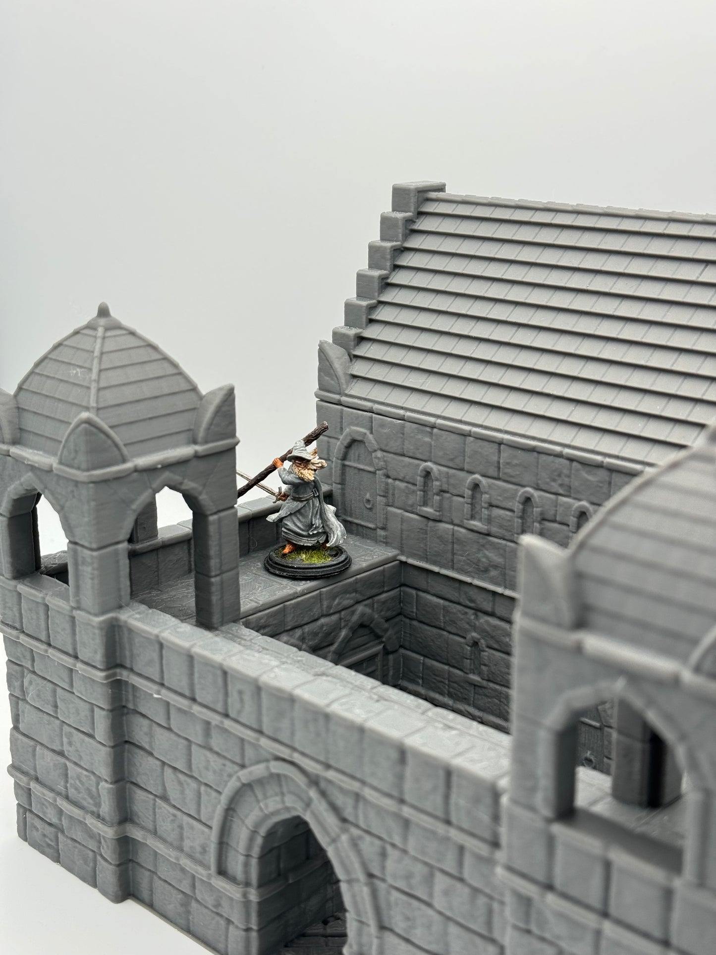Productfoto Tabletop 28mm The Printing Goes Ever On (TPGEO) 0: Kazerne Ivory City - Gebouw Koninkrijk Gonthan - Kazerne Tabletop Terrein