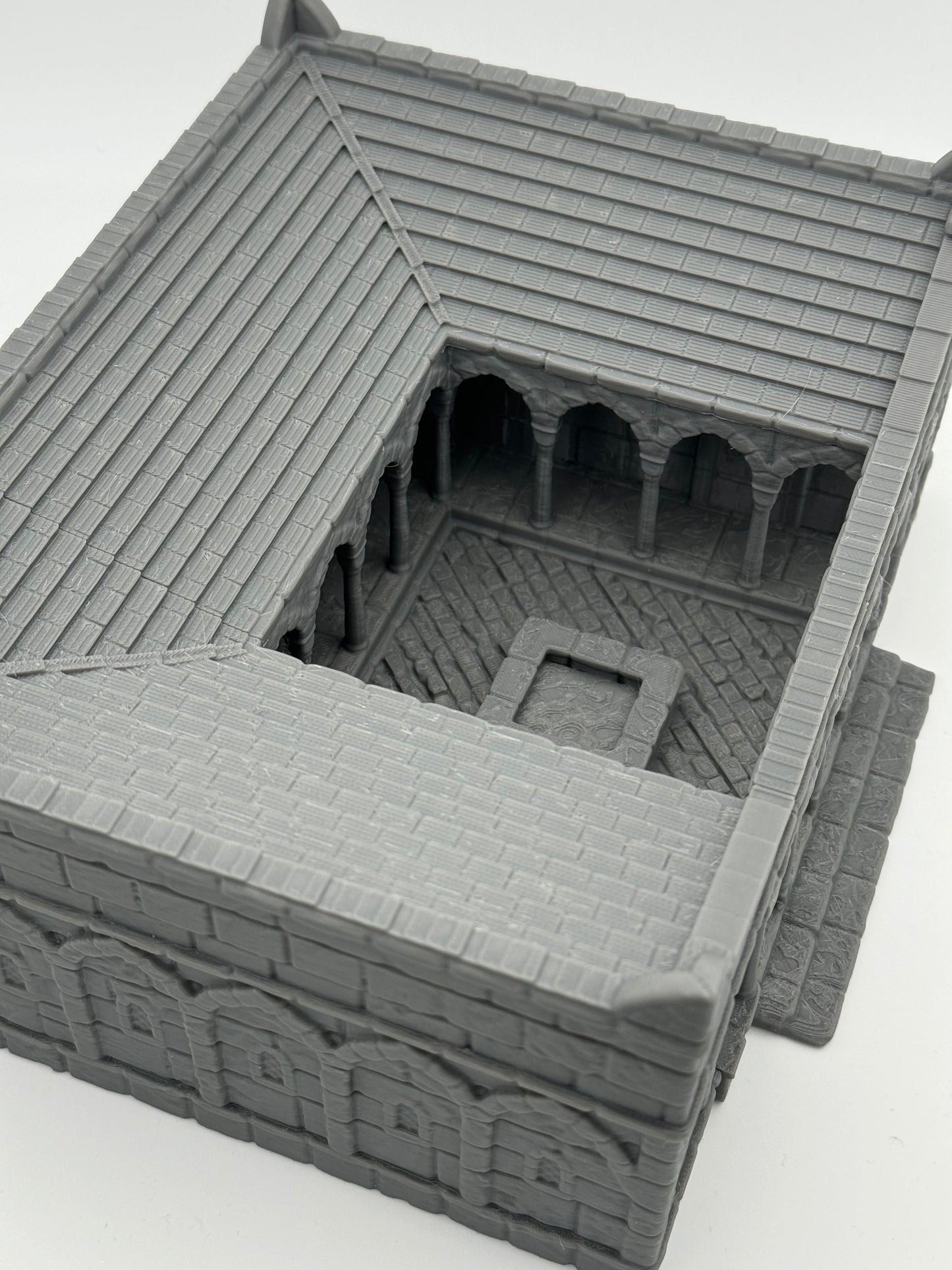 Produktfoto Tabletop 28mm The Printing Goes Ever On (TPGEO) 0: Krankenstation Ivory City - Gebäude Königreich Gonthan - Hospital Tabletop Terrain