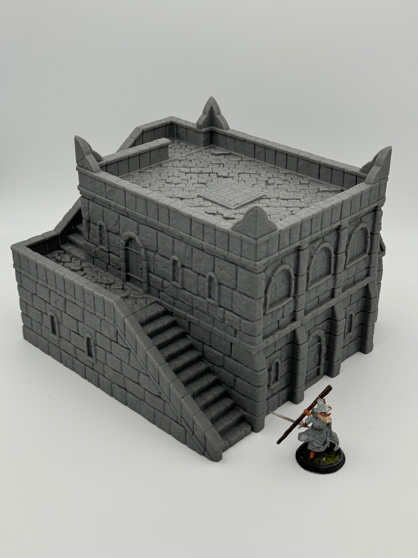 Productfoto Tabletop 28mm The Printing Goes Ever On (TPGEO) 0: Handelsplaats Ivory City - Gebouw Koninkrijk Gonthan - Handelszaal Tabletop Terrain
