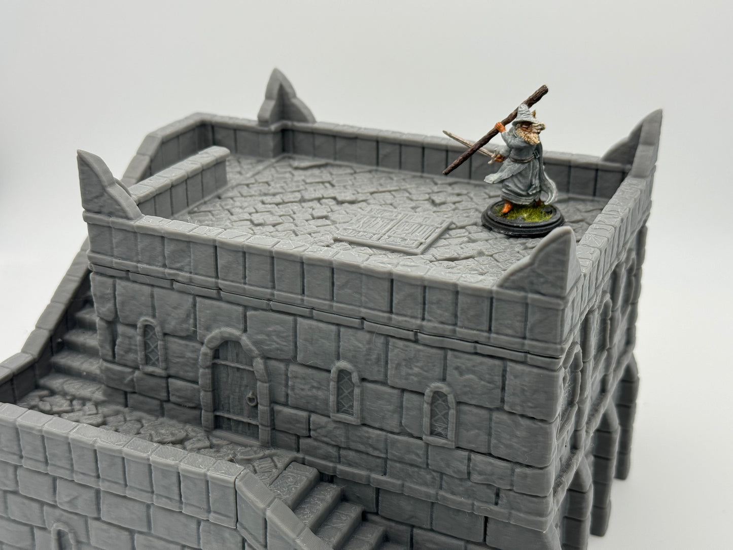 Productfoto Tabletop 28mm The Printing Goes Ever On (TPGEO) 0: Handelsplaats Ivory City - Gebouw Koninkrijk Gonthan - Handelszaal Tabletop Terrain