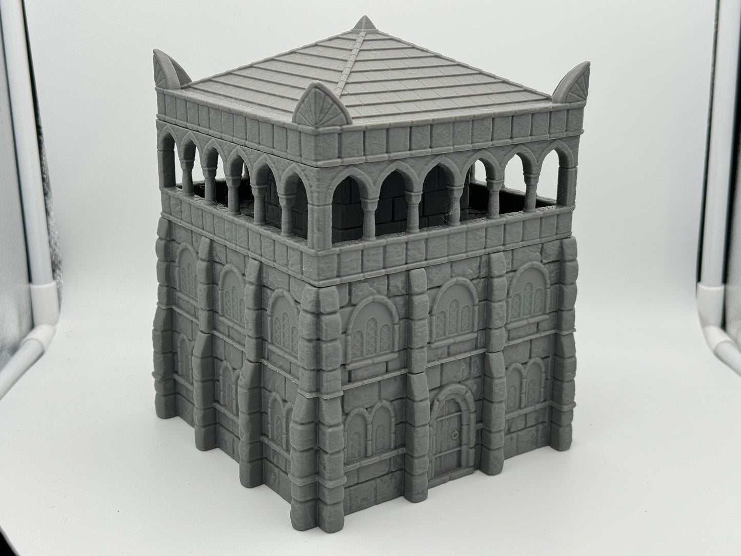 Productfoto Tabletop 28mm The Printing Goes Ever On (TPGEO) 0: Warenhuis Ivory City - Gebouw Koninkrijk Gonthan - Magazijn Tabletop Terrain