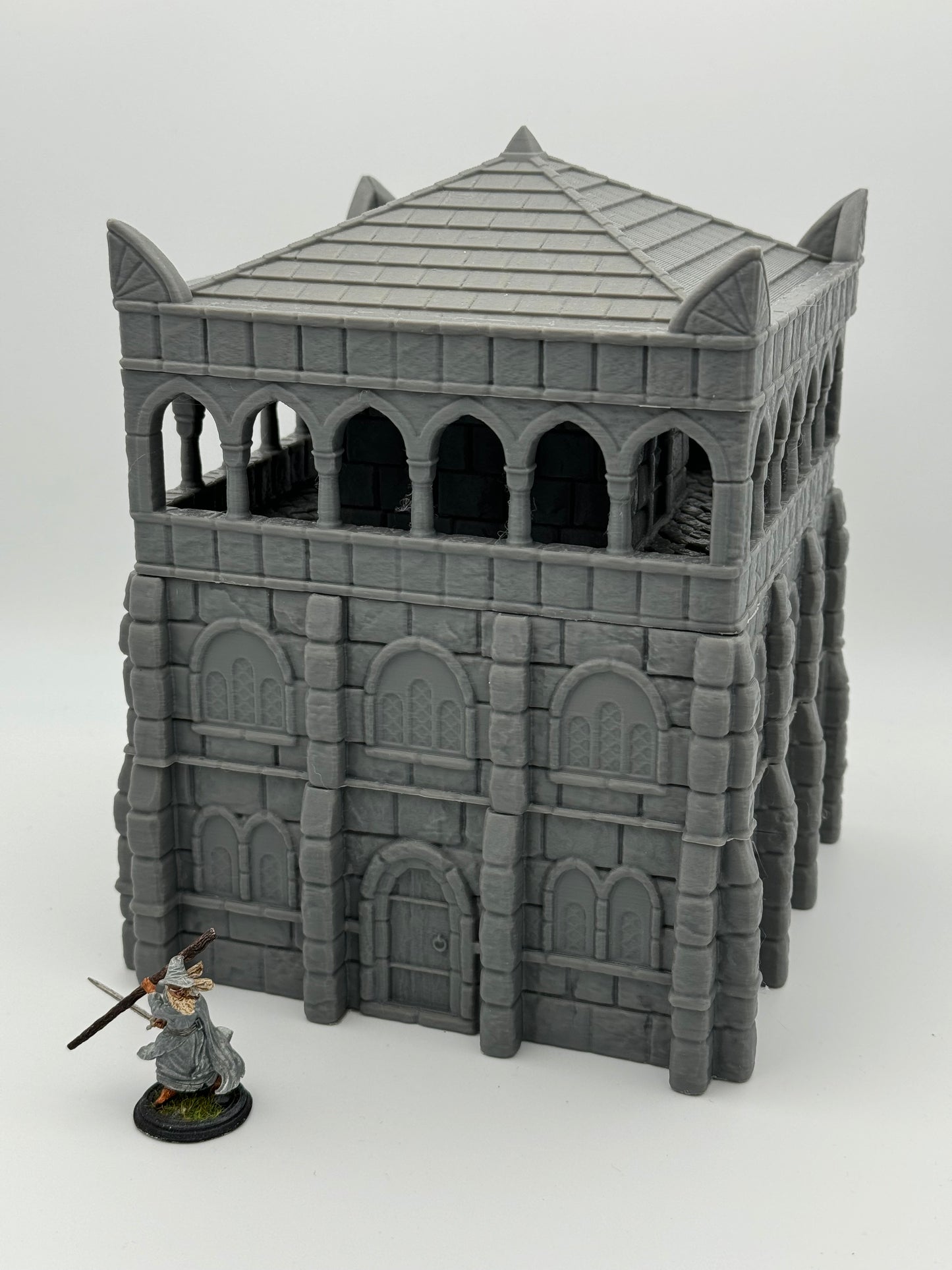 Productfoto Tabletop 28mm The Printing Goes Ever On (TPGEO) 0: Warenhuis Ivory City - Gebouw Koninkrijk Gonthan - Magazijn Tabletop Terrain