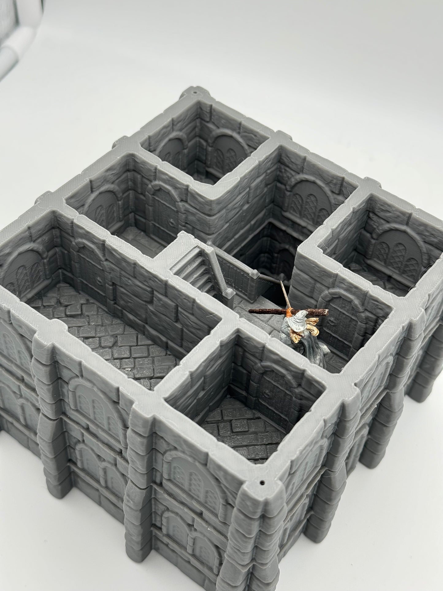 Productfoto Tabletop 28mm The Printing Goes Ever On (TPGEO) 0: Warenhuis Ivory City - Gebouw Koninkrijk Gonthan - Magazijn Tabletop Terrain