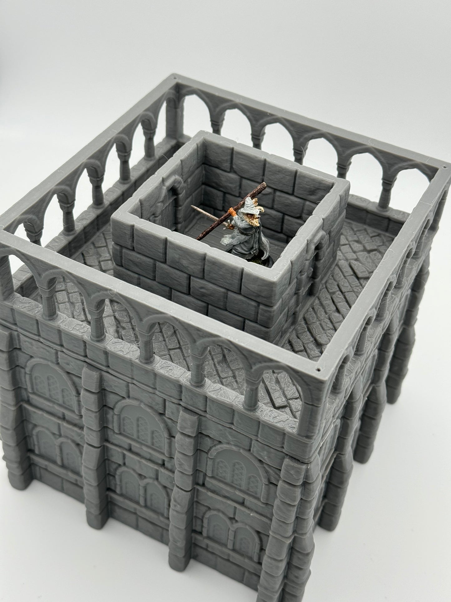 Productfoto Tabletop 28mm The Printing Goes Ever On (TPGEO) 0: Warenhuis Ivory City - Gebouw Koninkrijk Gonthan - Magazijn Tabletop Terrain