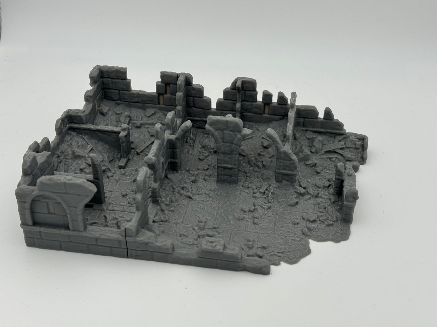 Productfoto Tabletop 28mm The Printing Goes Ever On (TPGEO) 0: Stallen Ruïnes Ivory City - Gebouw Koninkrijk Gonthan - Stallen Ruïnes Tabletop Terrein