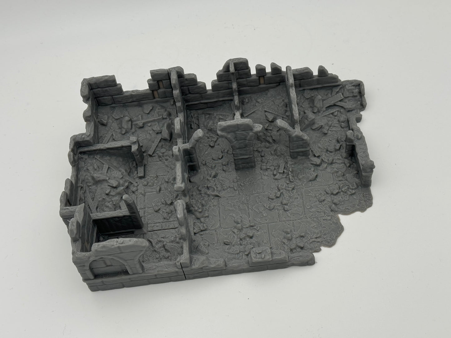 Productfoto Tabletop 28mm The Printing Goes Ever On (TPGEO) 0: Stallen Ruïnes Ivory City - Gebouw Koninkrijk Gonthan - Stallen Ruïnes Tabletop Terrein