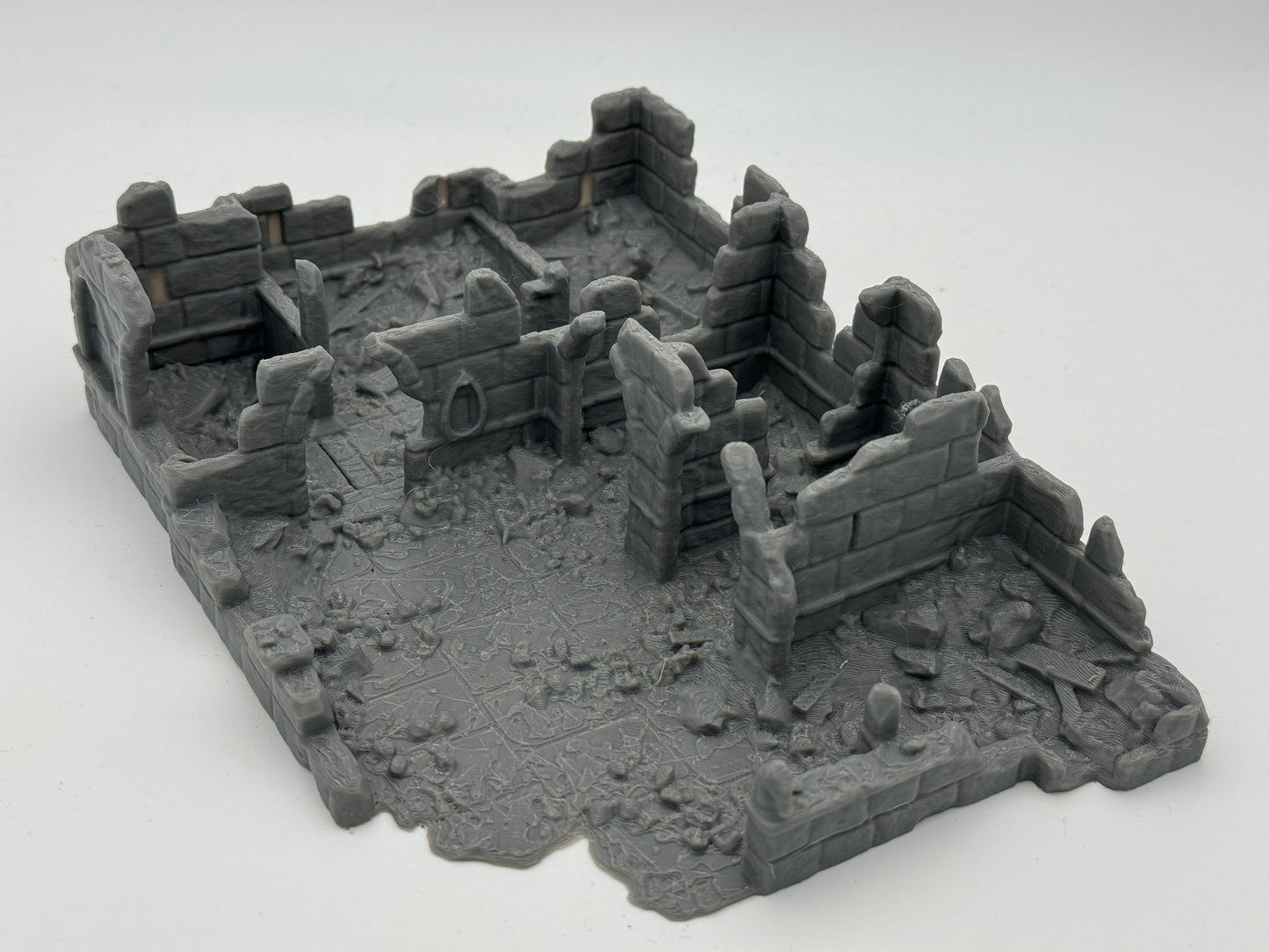 Productfoto Tabletop 28mm The Printing Goes Ever On (TPGEO) 0: Stallen Ruïnes Ivory City - Gebouw Koninkrijk Gonthan - Stallen Ruïnes Tabletop Terrein