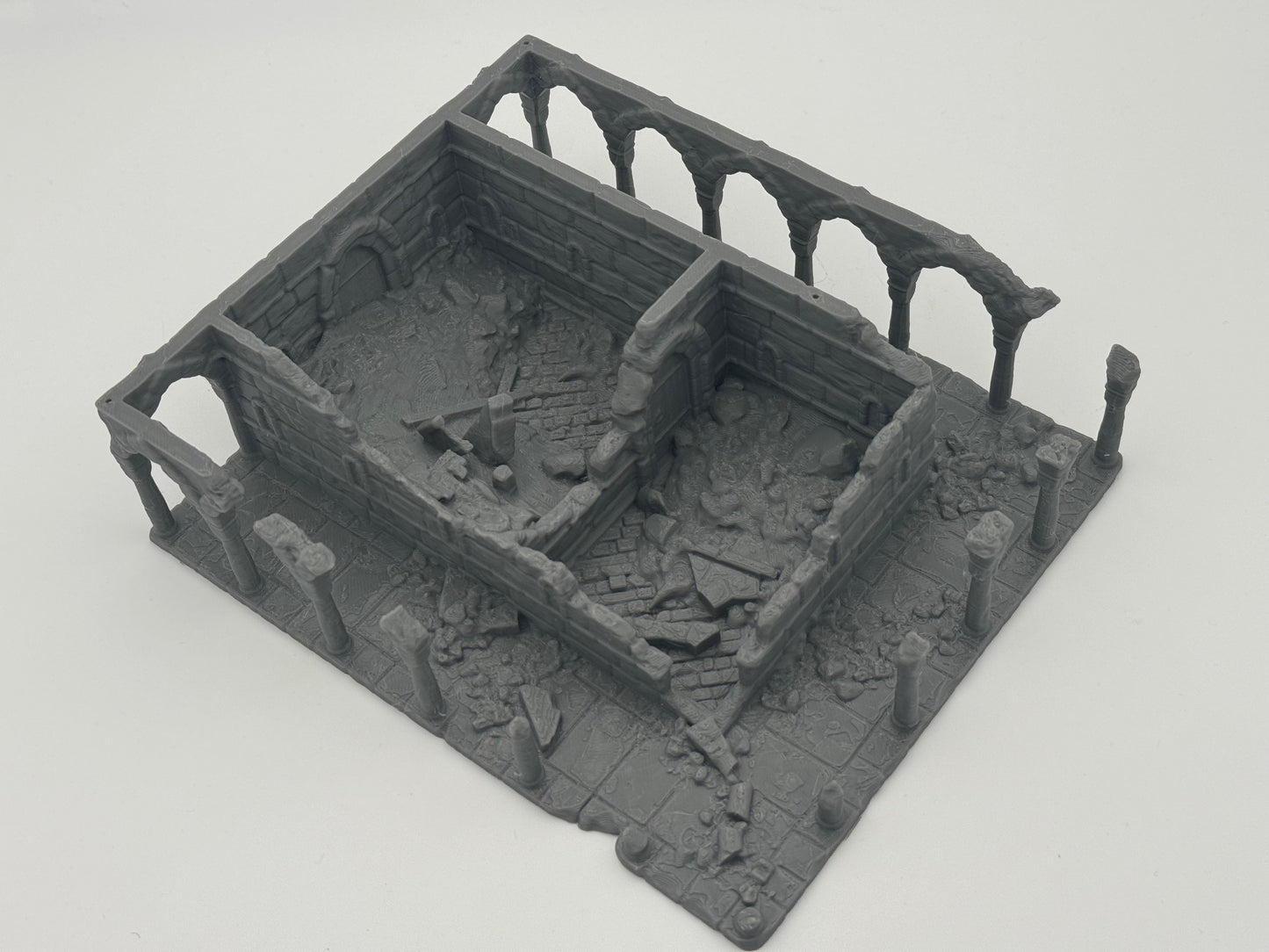 Productfoto Tabletop 28mm The Printing Goes Ever On (TPGEO) 0: Huis A Ruïnes Ivory City - Gebouw Koninkrijk Gonthan - Tabletop Terrein