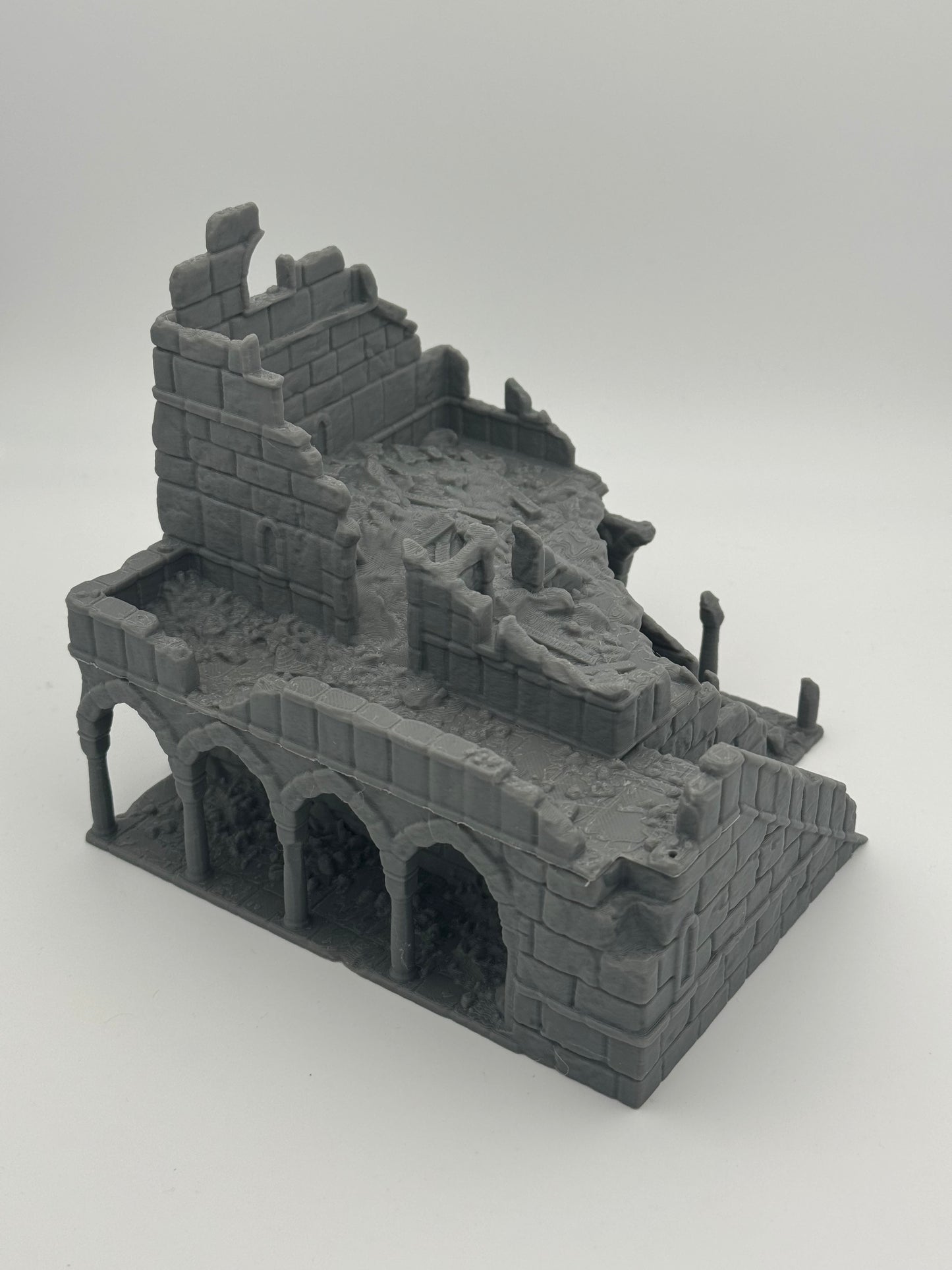 Productfoto Tabletop 28mm The Printing Goes Ever On (TPGEO) 0: Huis B Ruïnes Ivory City - Gebouw Koninkrijk Gonthan - Tabletop Terrain