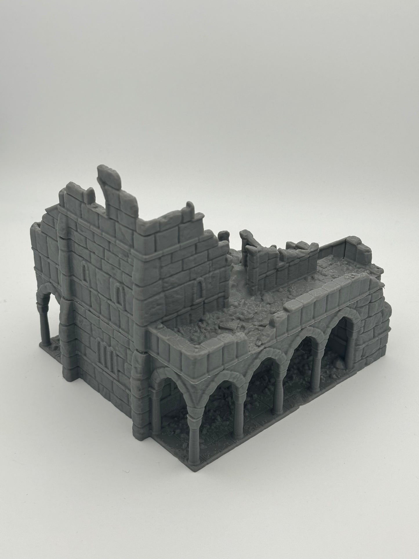 Productfoto Tabletop 28mm The Printing Goes Ever On (TPGEO) 0: Huis B Ruïnes Ivory City - Gebouw Koninkrijk Gonthan - Tabletop Terrain