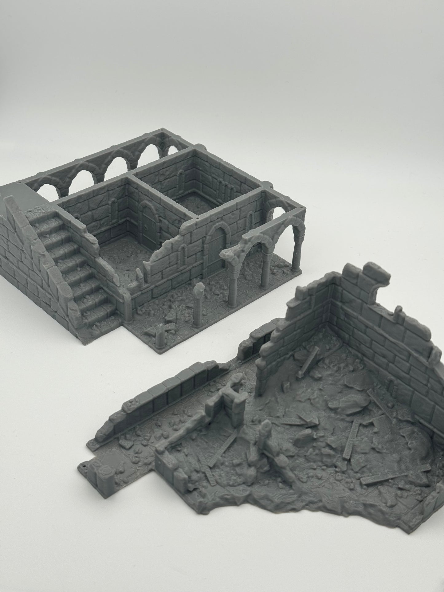 Productfoto Tabletop 28mm The Printing Goes Ever On (TPGEO) 0: Huis B Ruïnes Ivory City - Gebouw Koninkrijk Gonthan - Tabletop Terrain