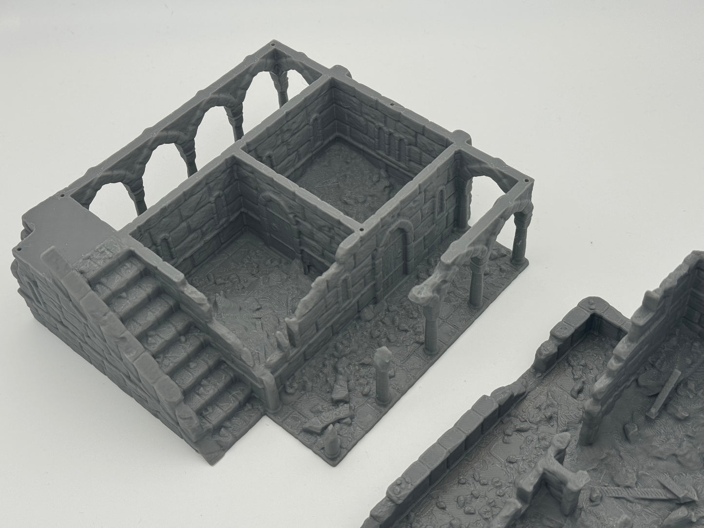 Productfoto Tabletop 28mm The Printing Goes Ever On (TPGEO) 0: Huis B Ruïnes Ivory City - Gebouw Koninkrijk Gonthan - Tabletop Terrain