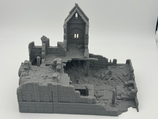 Productfoto Tabletop 28mm The Printing Goes Ever On (TPGEO) 0: Herberg Ruïnes Ivory City - Gebouw Koninkrijk Gonthan - Inn Tabletop Terrain