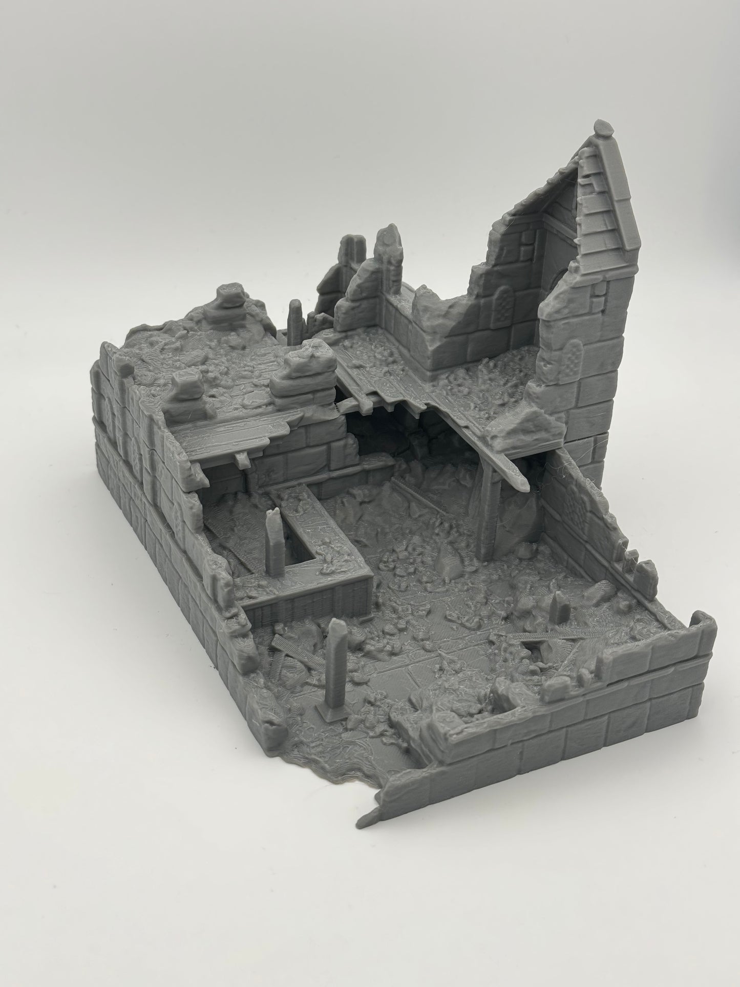 Productfoto Tabletop 28mm The Printing Goes Ever On (TPGEO) 0: Herberg Ruïnes Ivory City - Gebouw Koninkrijk Gonthan - Inn Tabletop Terrain