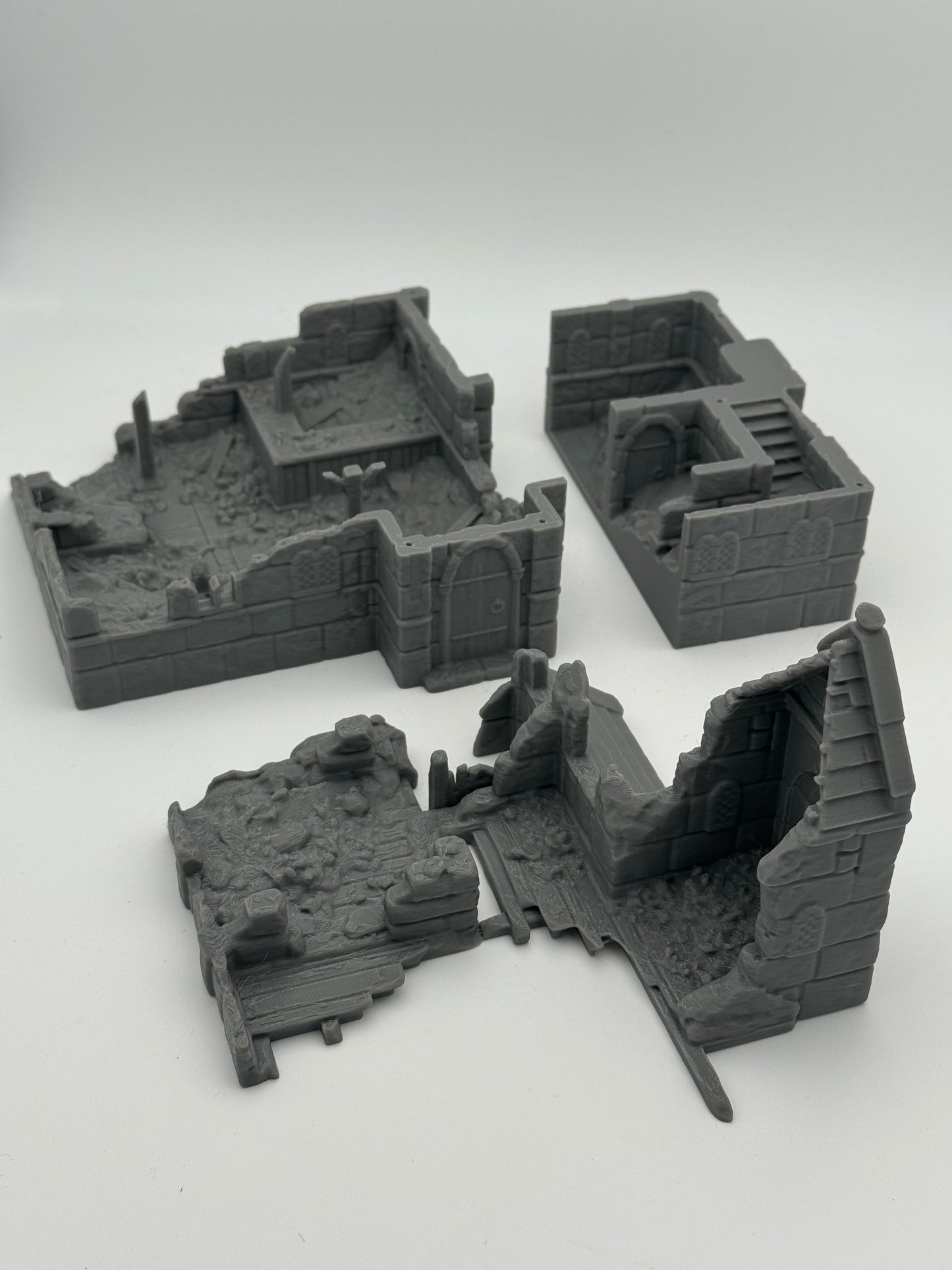 Productfoto Tabletop 28mm The Printing Goes Ever On (TPGEO) 0: Herberg Ruïnes Ivory City - Gebouw Koninkrijk Gonthan - Inn Tabletop Terrain
