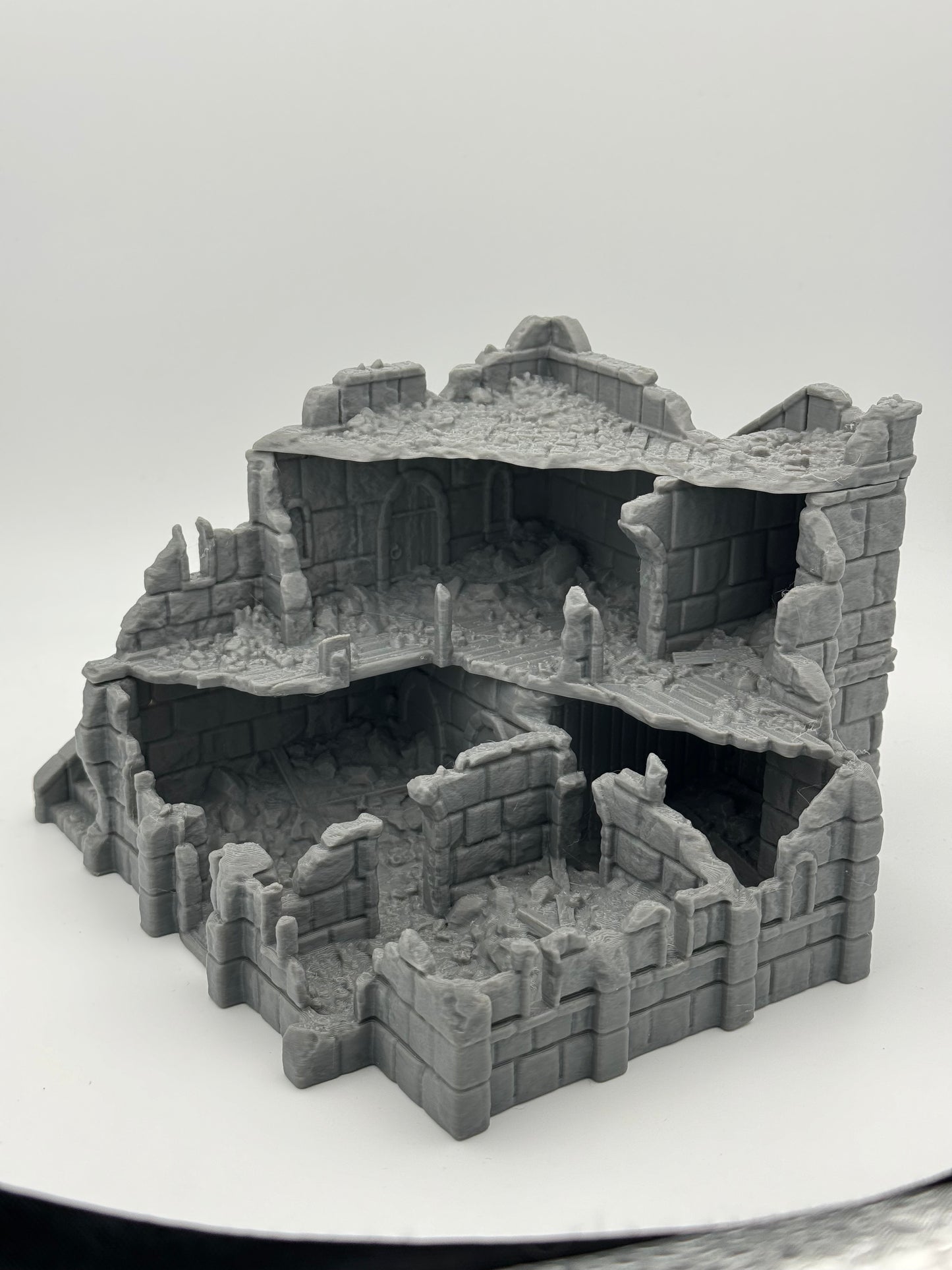Productfoto Tabletop 28mm The Printing Goes Ever On (TPGEO) 0: Handelsplaats Ruïnes Ivory City - Gebouw Koninkrijk Gonthan - Handelszaal Tabletop Terrain