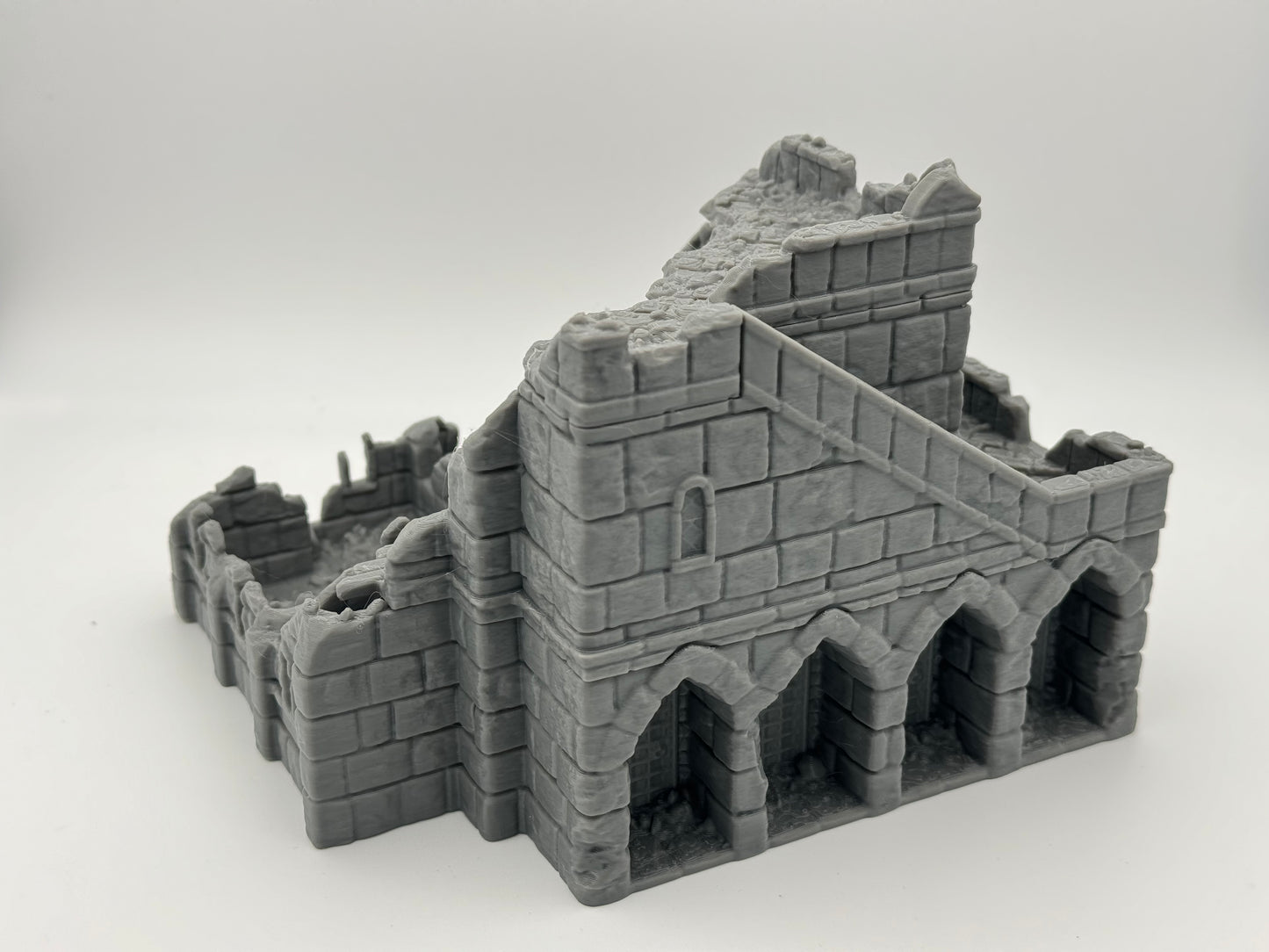 Productfoto Tabletop 28mm The Printing Goes Ever On (TPGEO) 0: Handelsplaats Ruïnes Ivory City - Gebouw Koninkrijk Gonthan - Handelszaal Tabletop Terrain