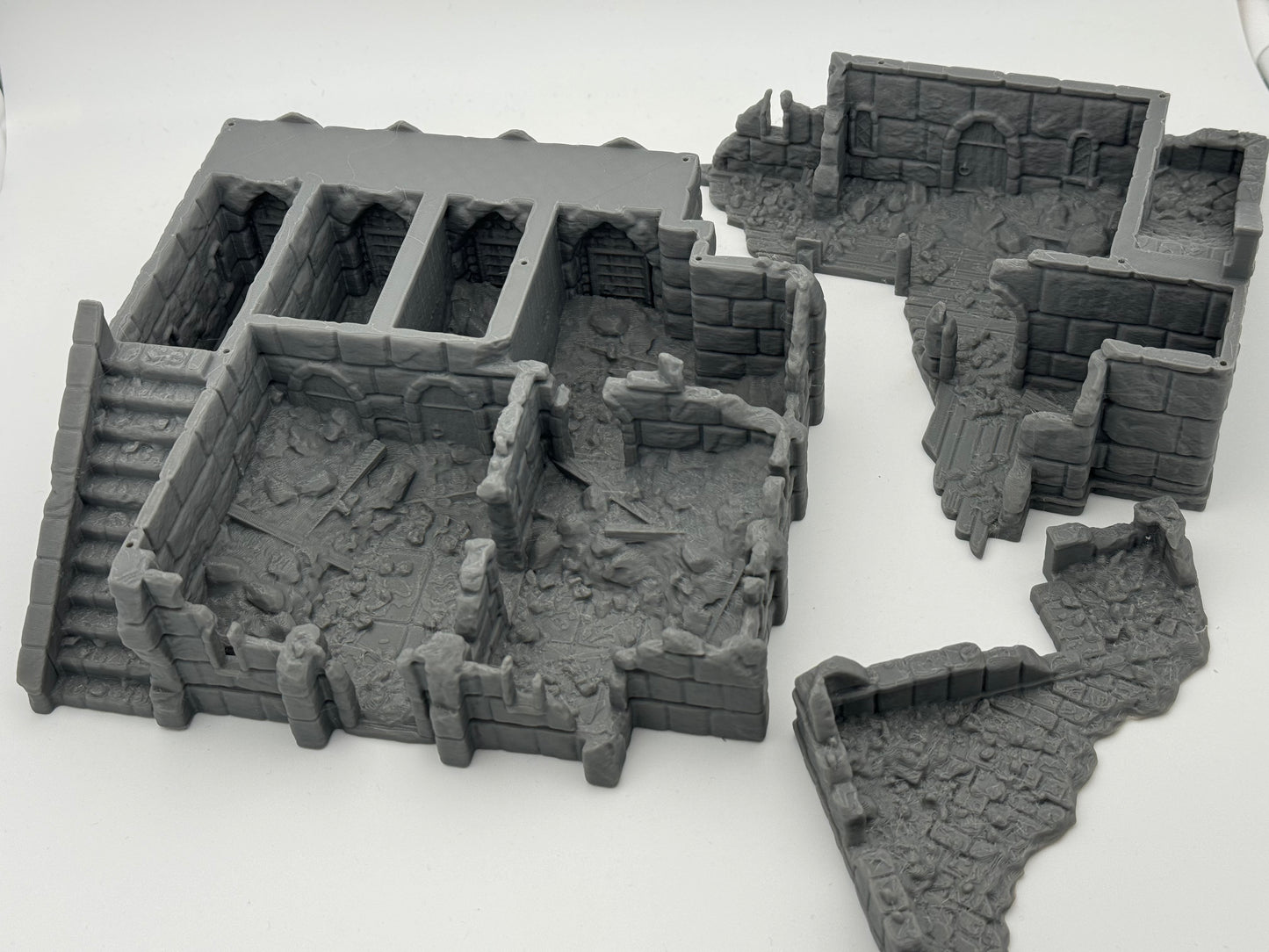 Productfoto Tabletop 28mm The Printing Goes Ever On (TPGEO) 0: Handelsplaats Ruïnes Ivory City - Gebouw Koninkrijk Gonthan - Handelszaal Tabletop Terrain
