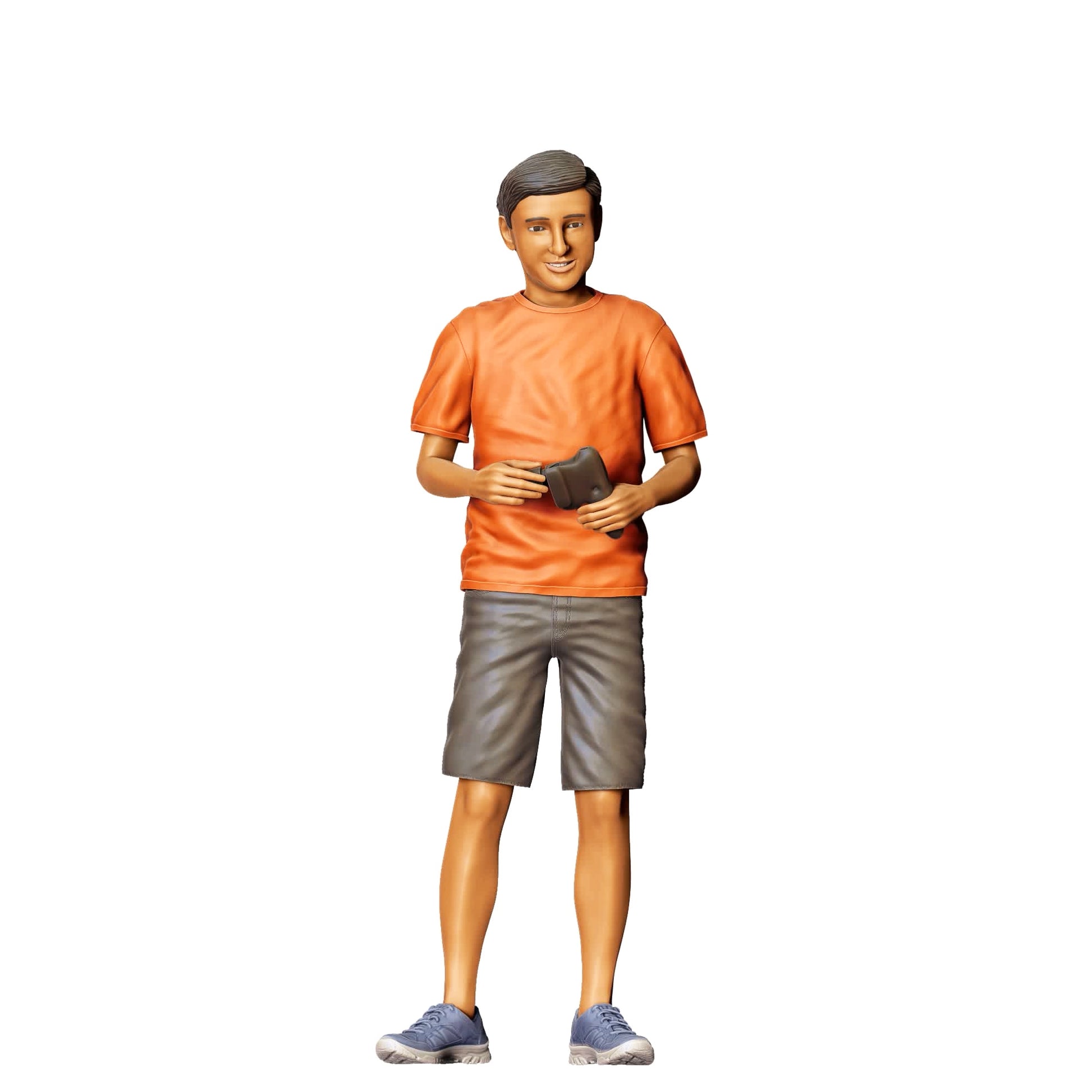 Diorama modelbouw productfoto 0: Speelkind met RC auto C (Ref. Nr. 373)