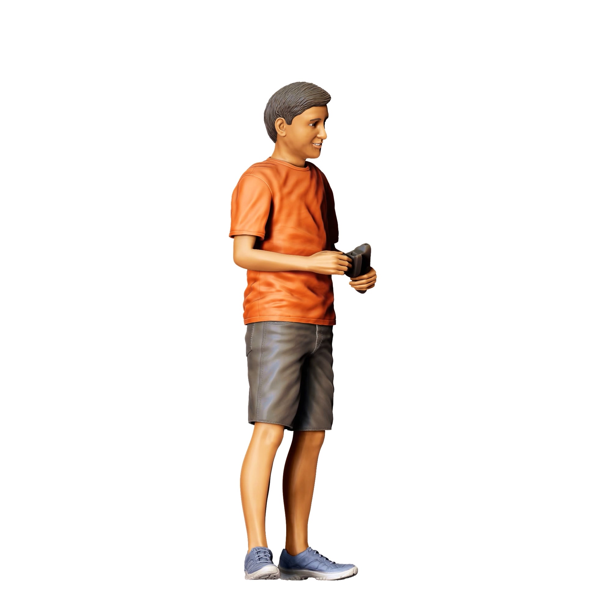 Diorama modelbouw productfoto 0: Speelkind met RC auto C (Ref. Nr. 373)