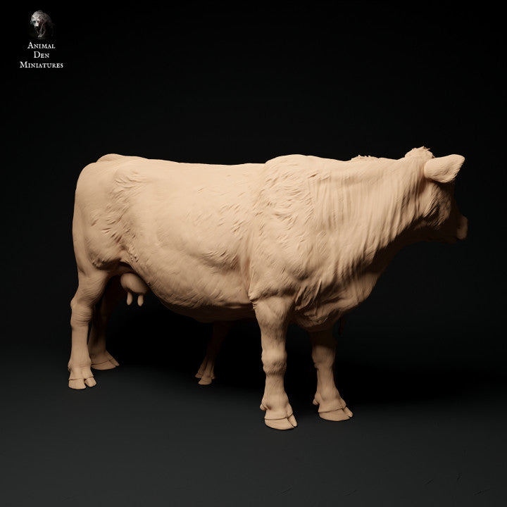 Productfoto Dierfiguur Diorama, Modelbouw: 0: Boerderij Dierfiguur: Koe en Kalf - Red Devon Koe