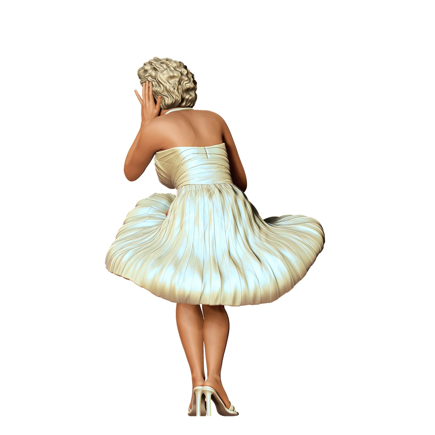 Productfoto 0: Model en acteur icoon - Oudmodieuze vrouw met jurk