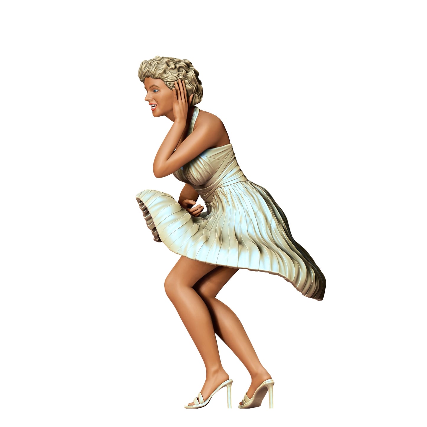 Productfoto 0: Model en acteur icoon - Oudmodieuze vrouw met jurk