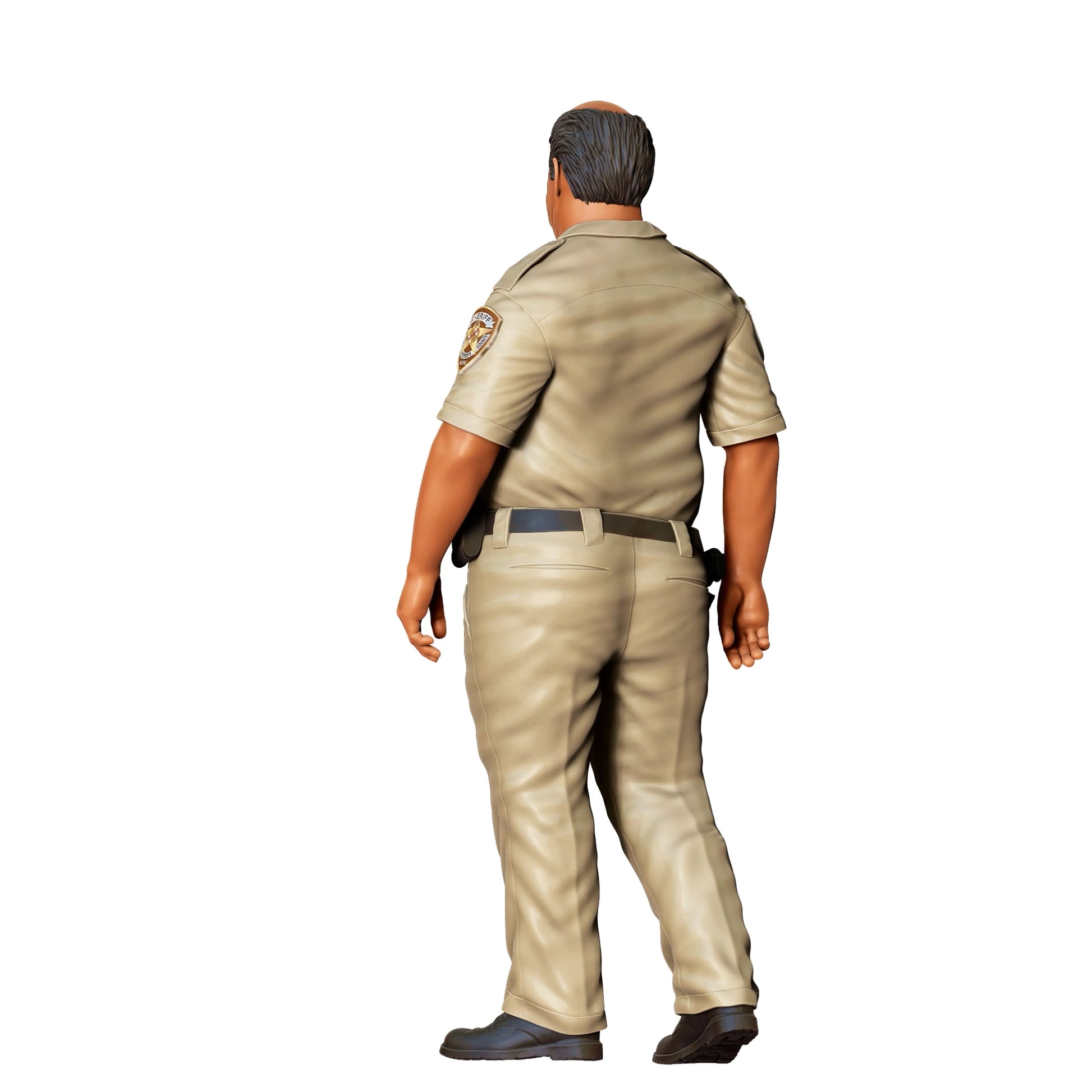 Diorama modelbouw productfoto 0: Dikke Amerikaanse agent B - Politie (Ref. Nr. 356)