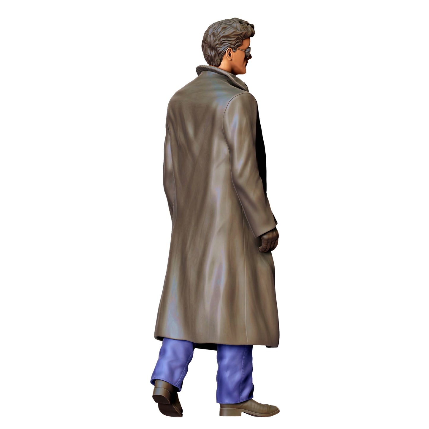 Productfoto 0: Man met leren jas en zonnebril: politieagent