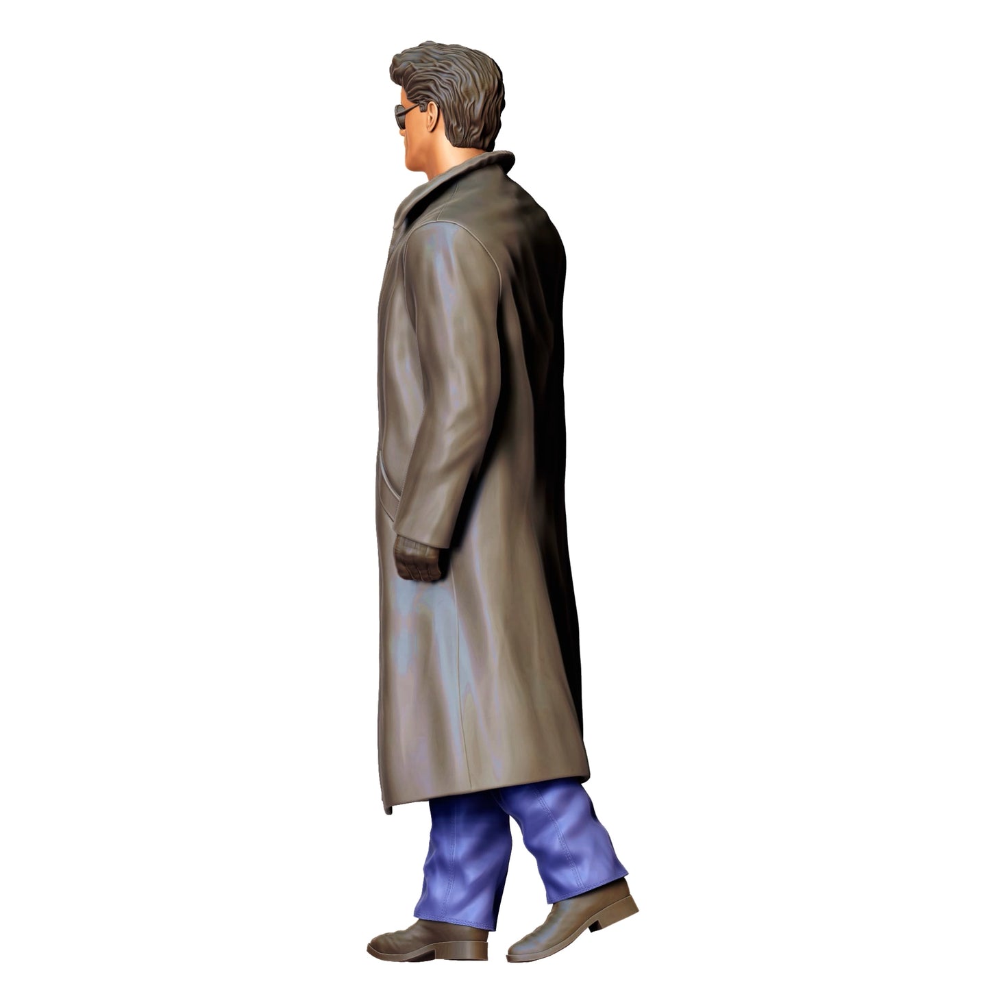 Productfoto 0: Man met leren jas en zonnebril: politieagent