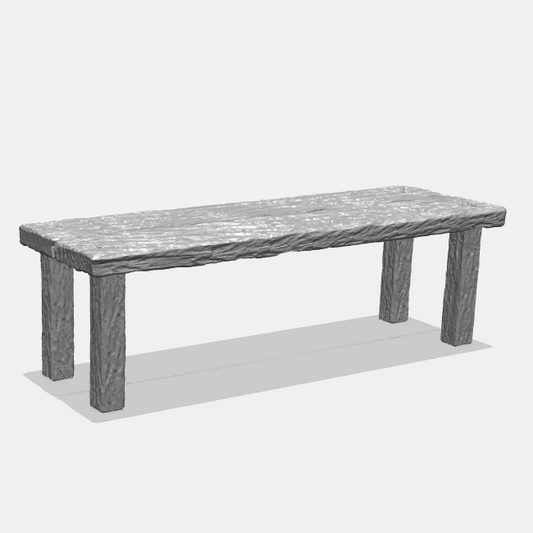 Productfoto Miniatuur Meubels, Inrichting Diorama en Modelbouw 0: Meubels en Inventaris: Tafel - Biertafel voor Keuken en Eetkamer (Ref. 46D)