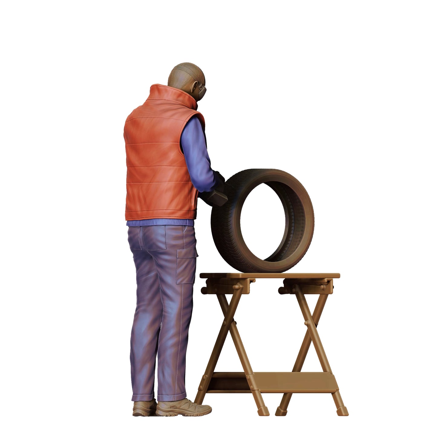 Productfoto 0: Mechanic: Bandenreparatie in de garage