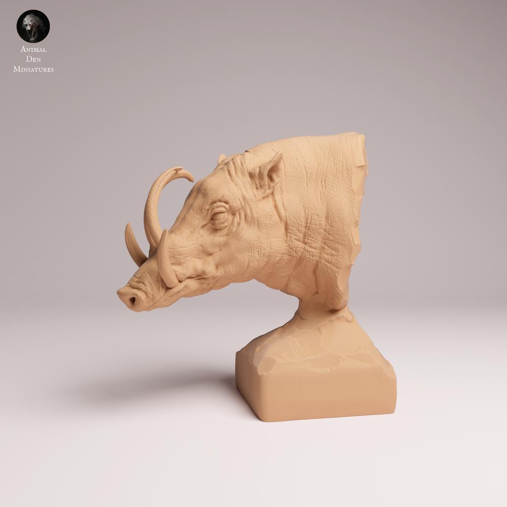 Productfoto Tabletop 28mm Lord of the Print (LotP) 2: Wilde Dierfiguur: Sulawesi-Pustelzwijn - Bueste (25_12_07)