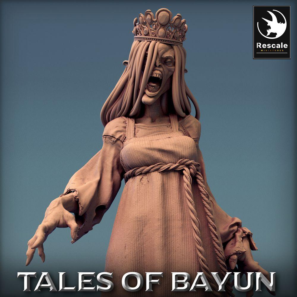 Productfoto Tabletop 28mm Lord of the Print (LotP) 0: Tabletop Miniatuur: Kikimora Prinses, Banshee Geestenheks, vervloekte Dodenbruid, ondode Edelvrouw (24_01_F2)